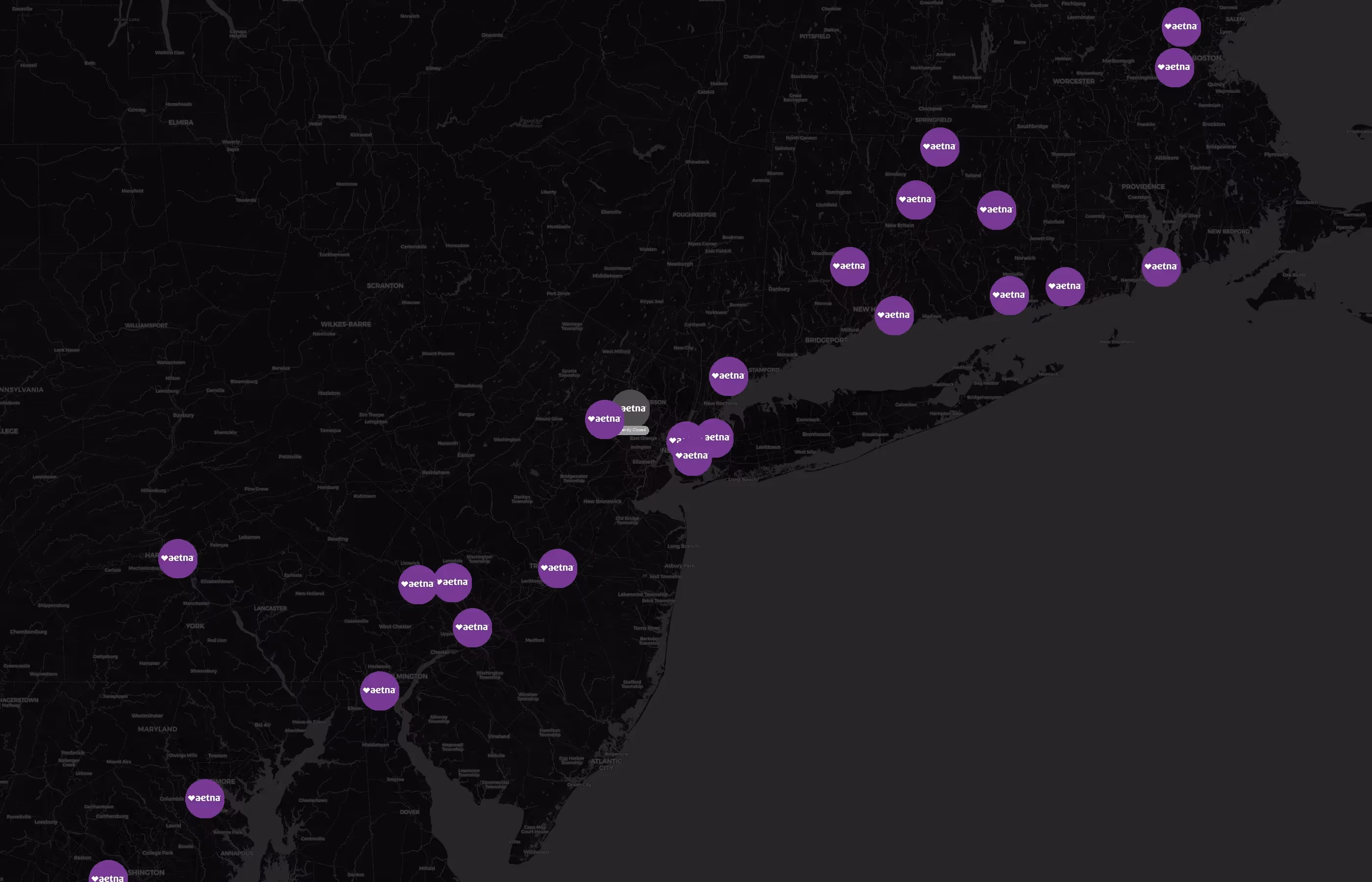 Aetna city distribution