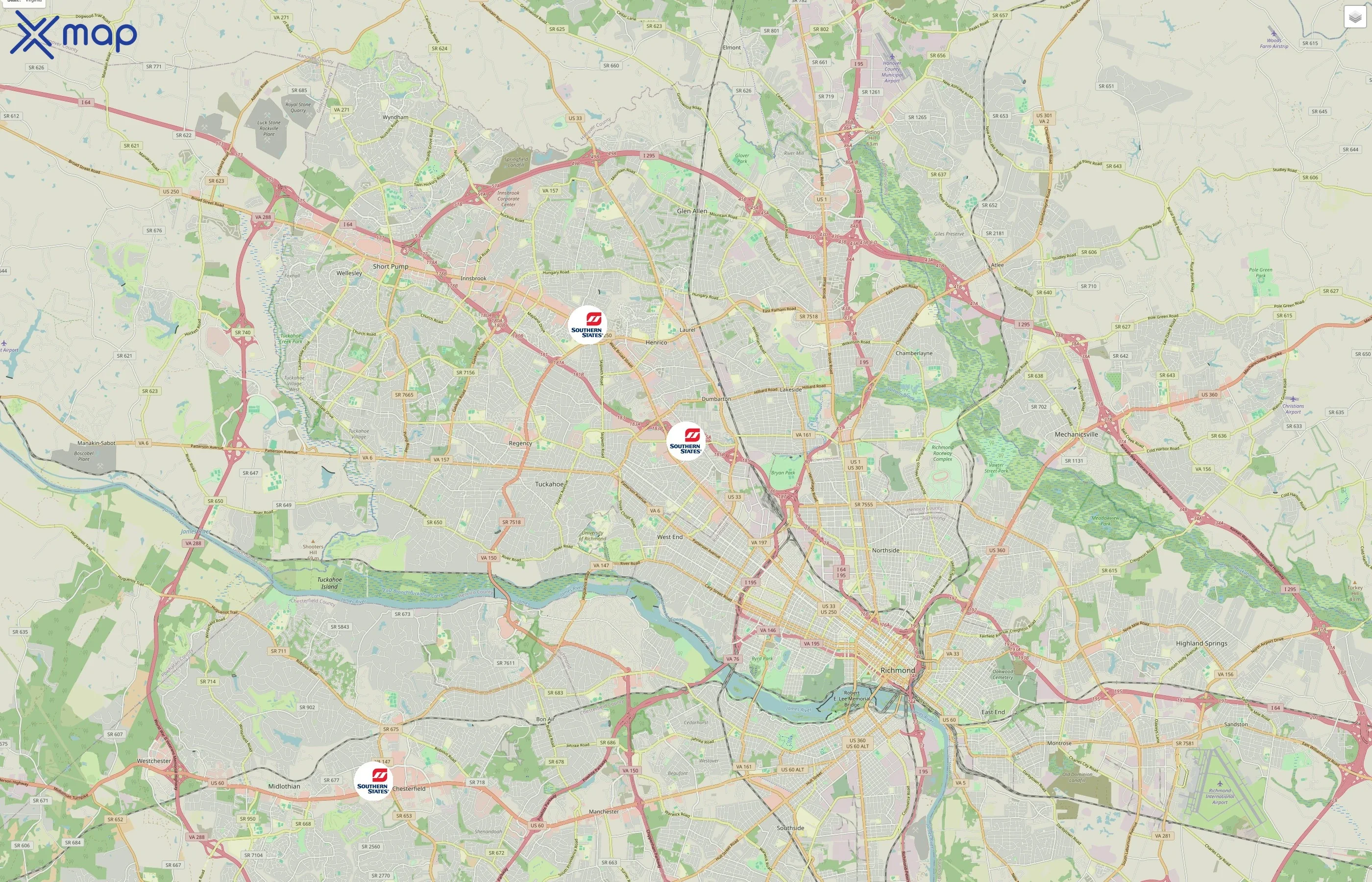 Southern States Cooperative traffic data
