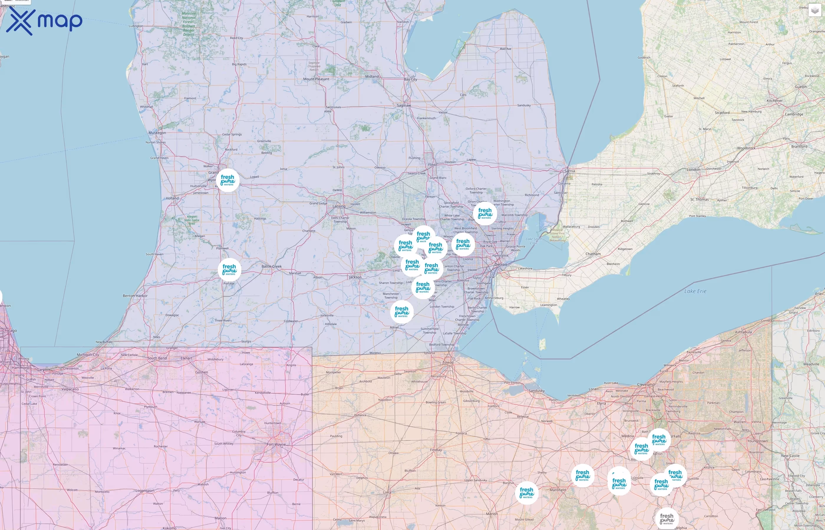 FreshPure Waters street hotspots