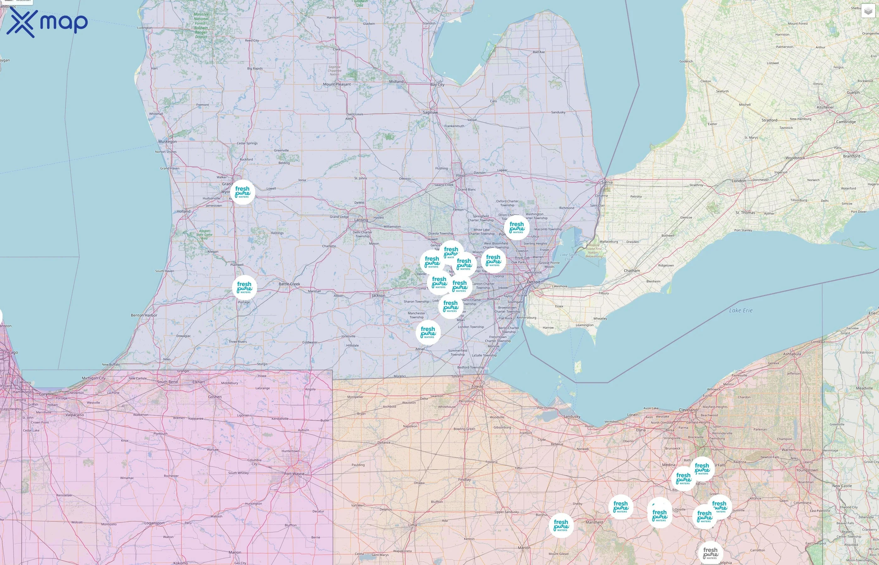 FreshPure Waters street hotspots