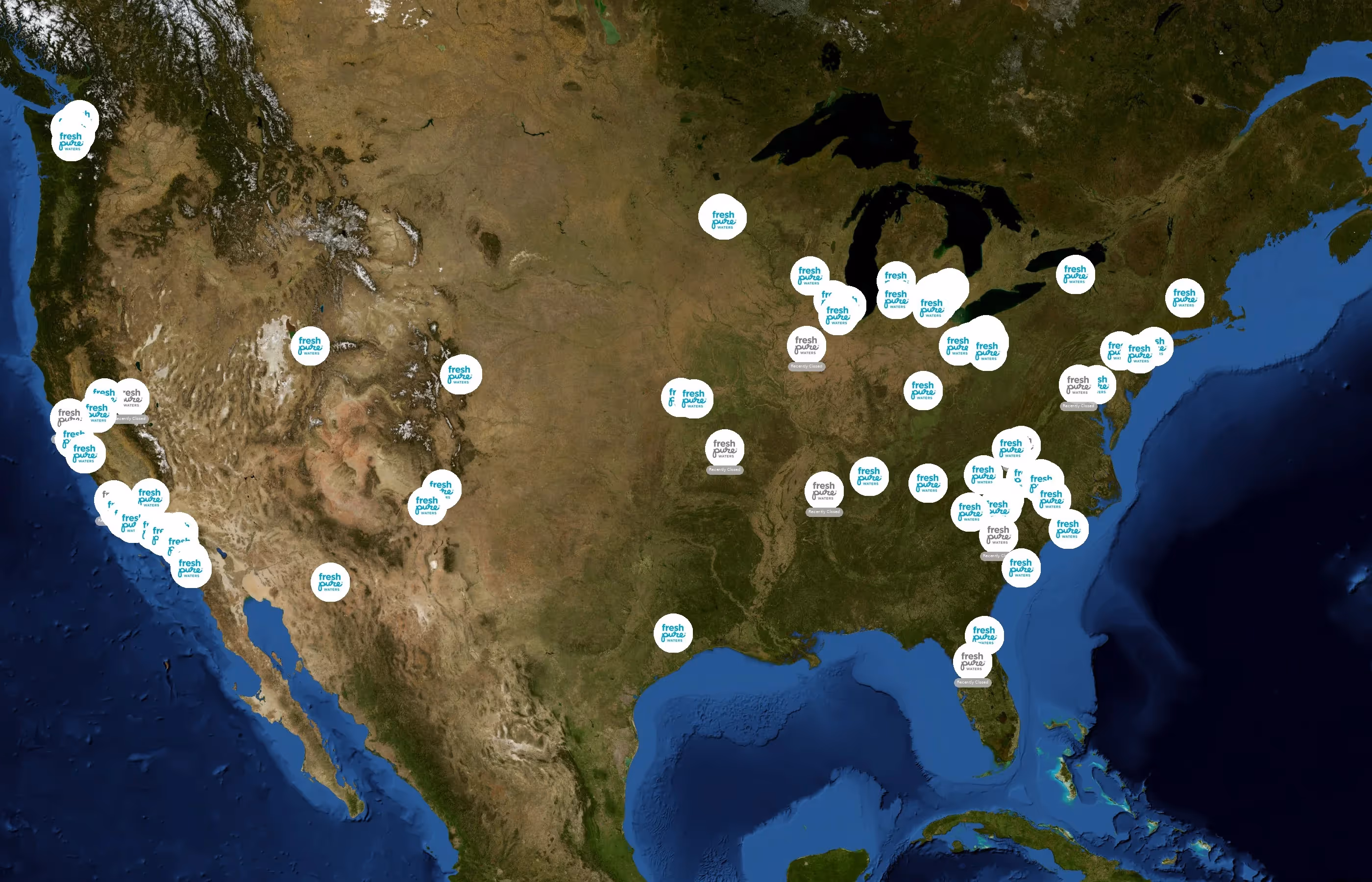 FreshPure Waters state distribution