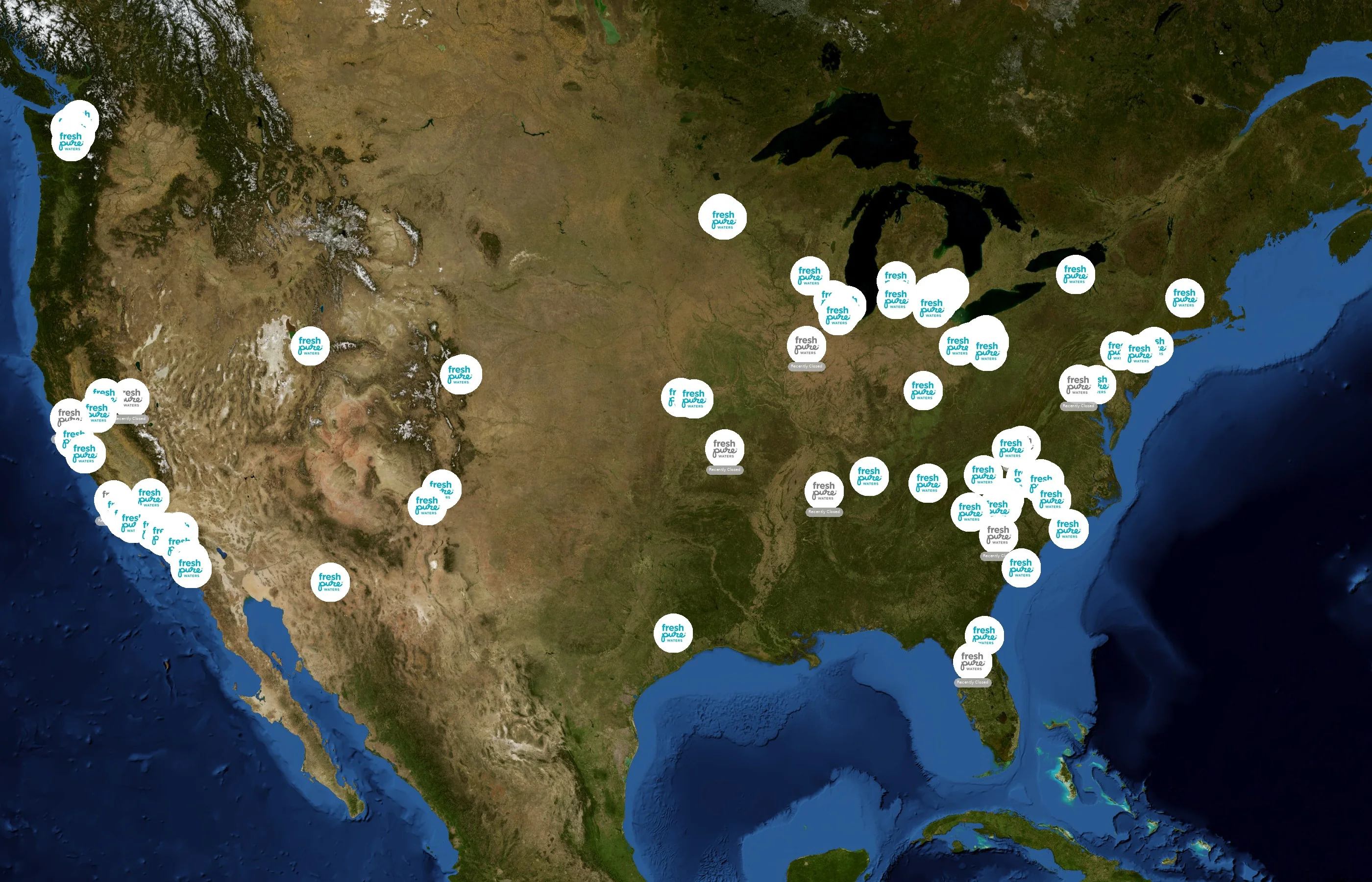 FreshPure Waters state distribution