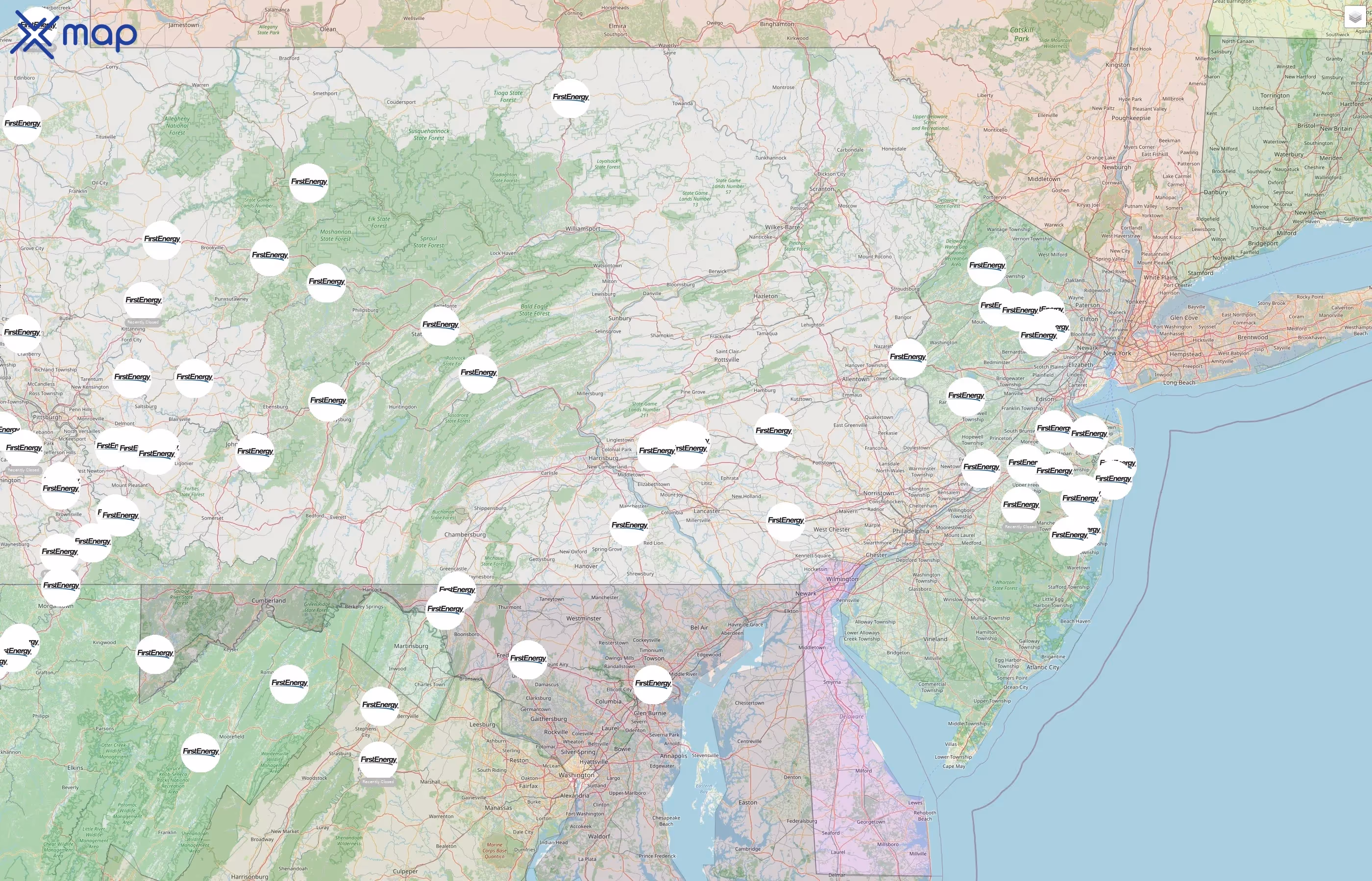 FirstEnergy street hotspots