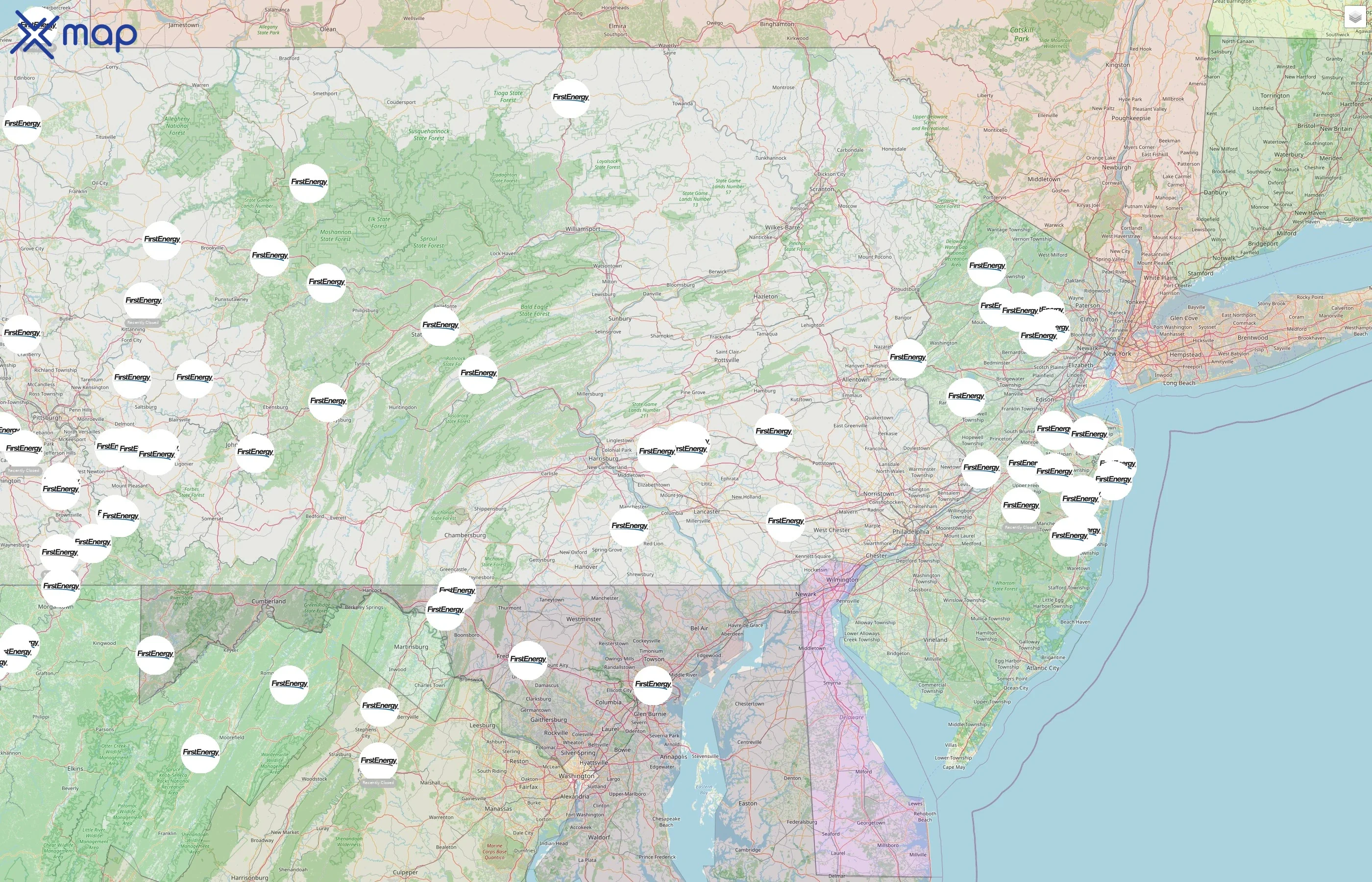 FirstEnergy street hotspots