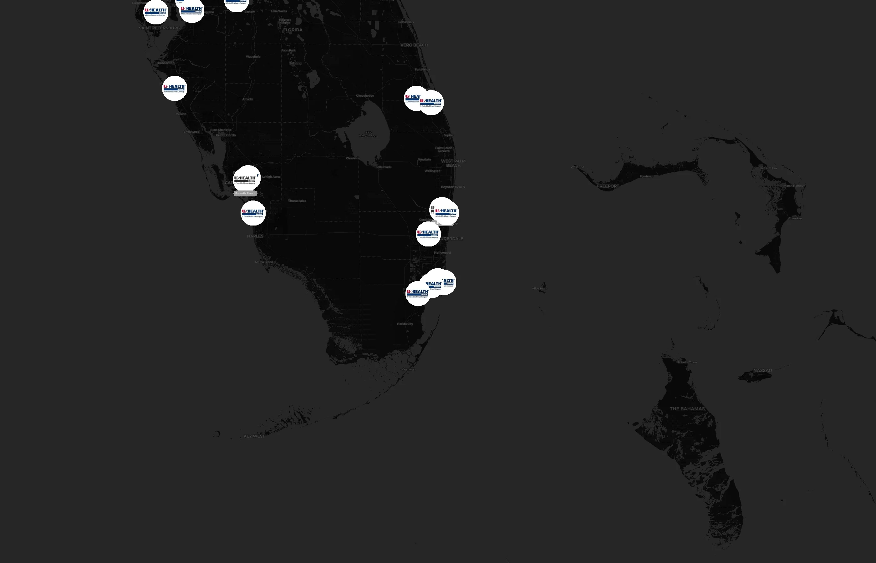 USHEALTH Group city distribution