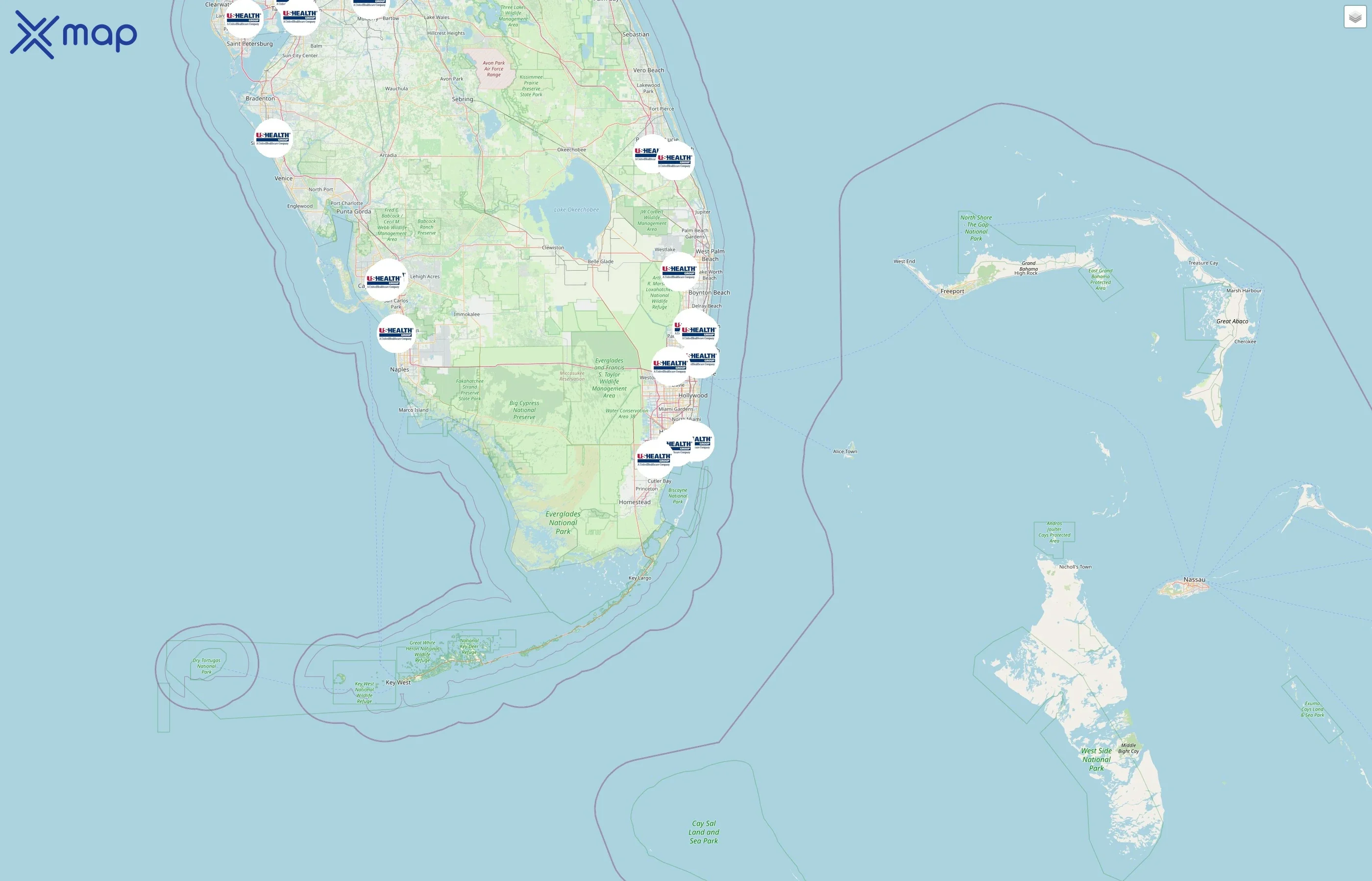 USHEALTH Group street hotspots