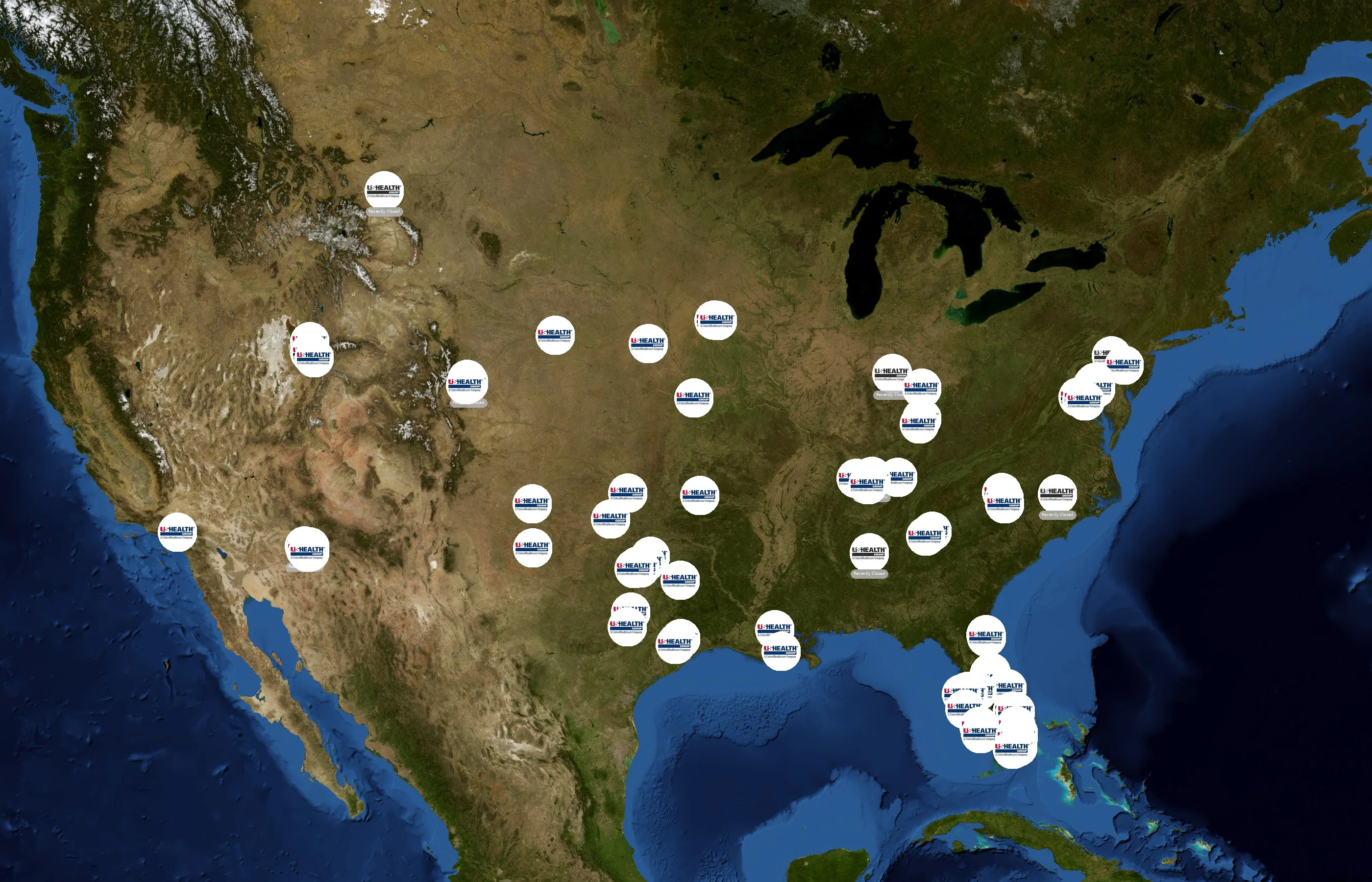 USHEALTH Group state distribution