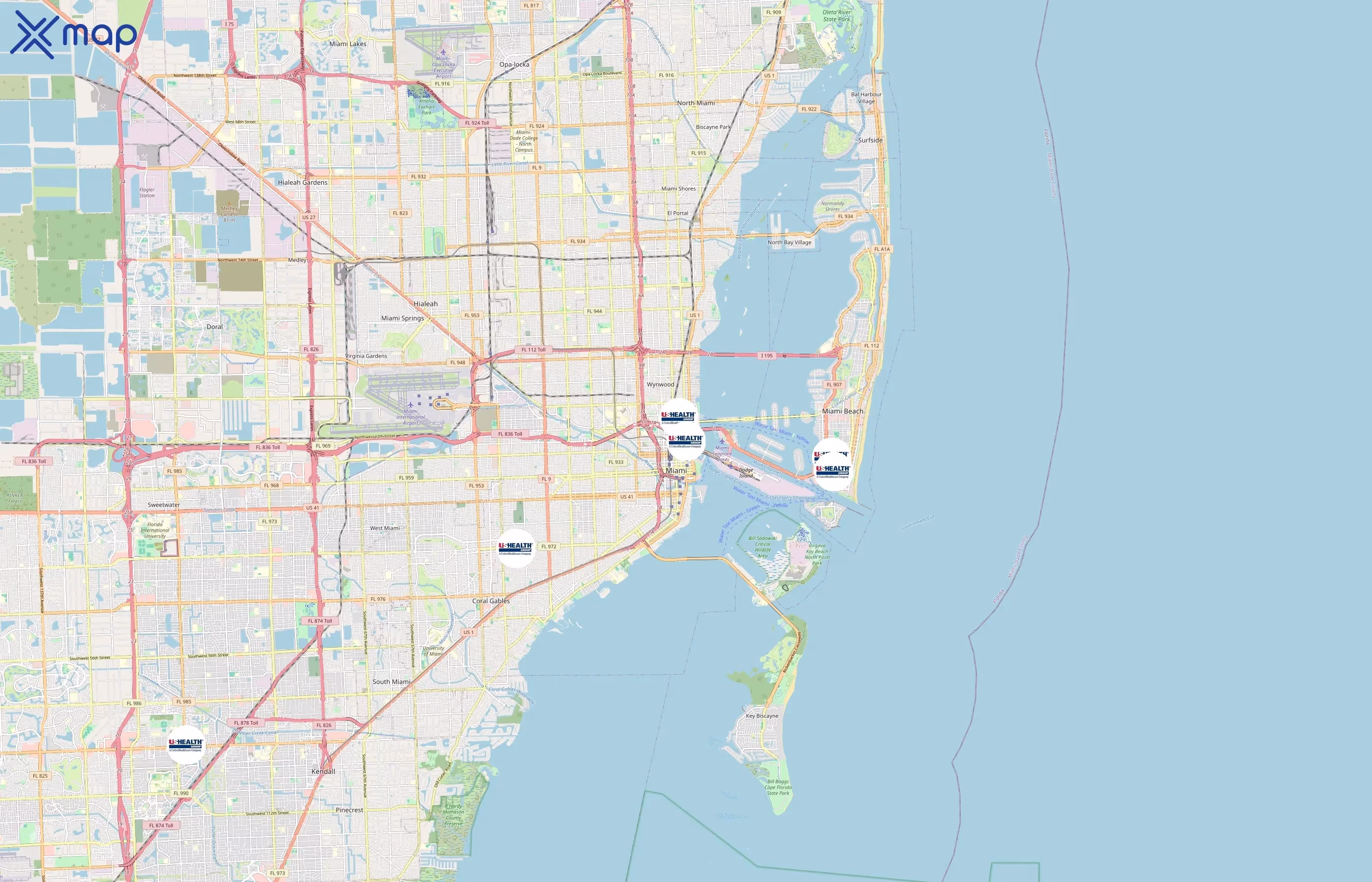 USHEALTH Group area coverage