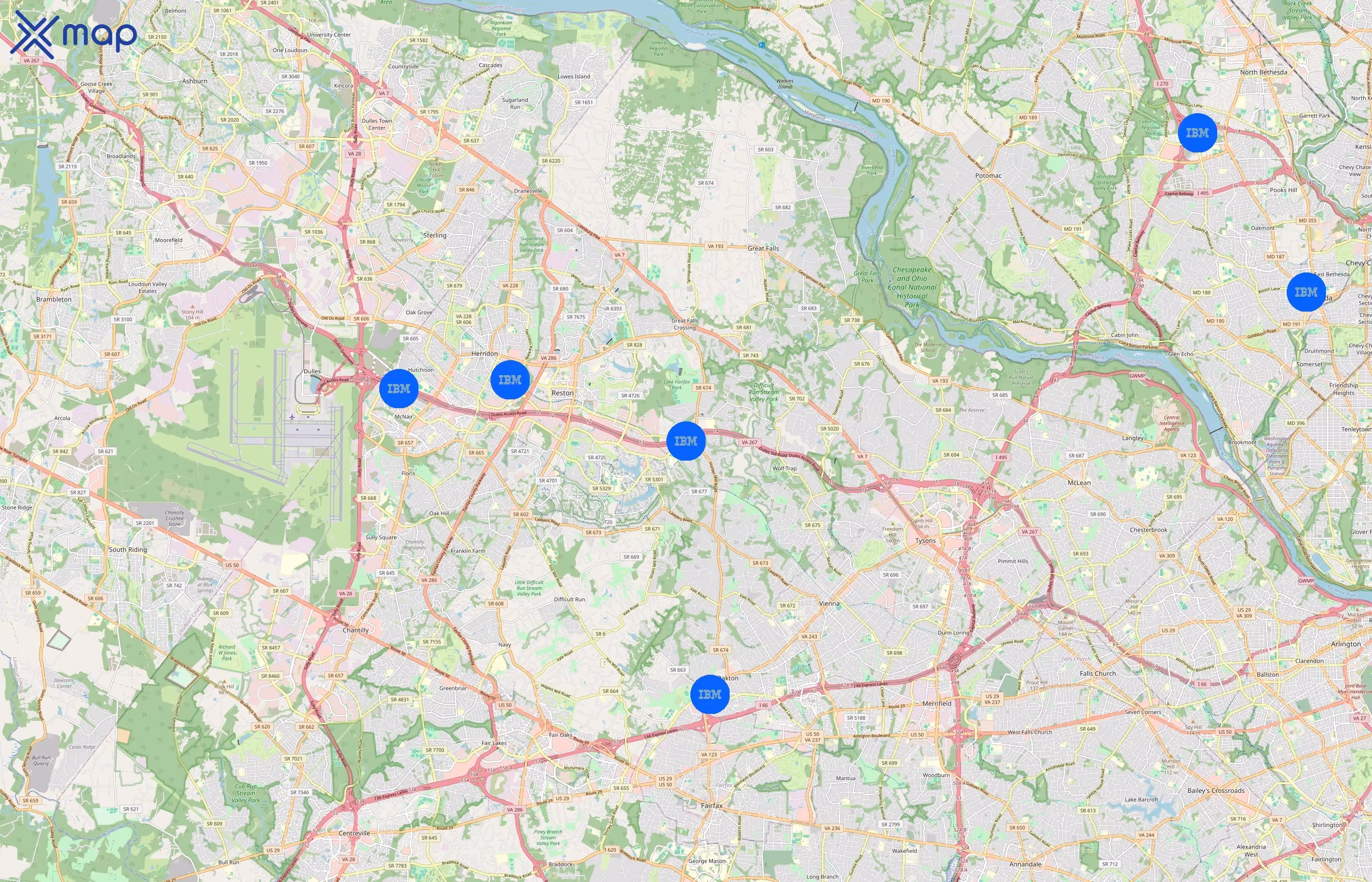 IBM area coverage