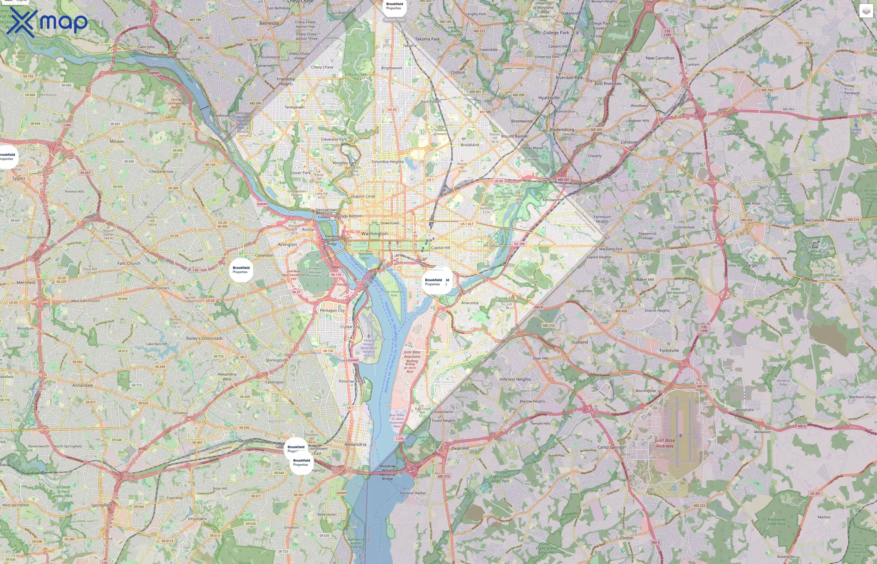 Brookfield Properties traffic data