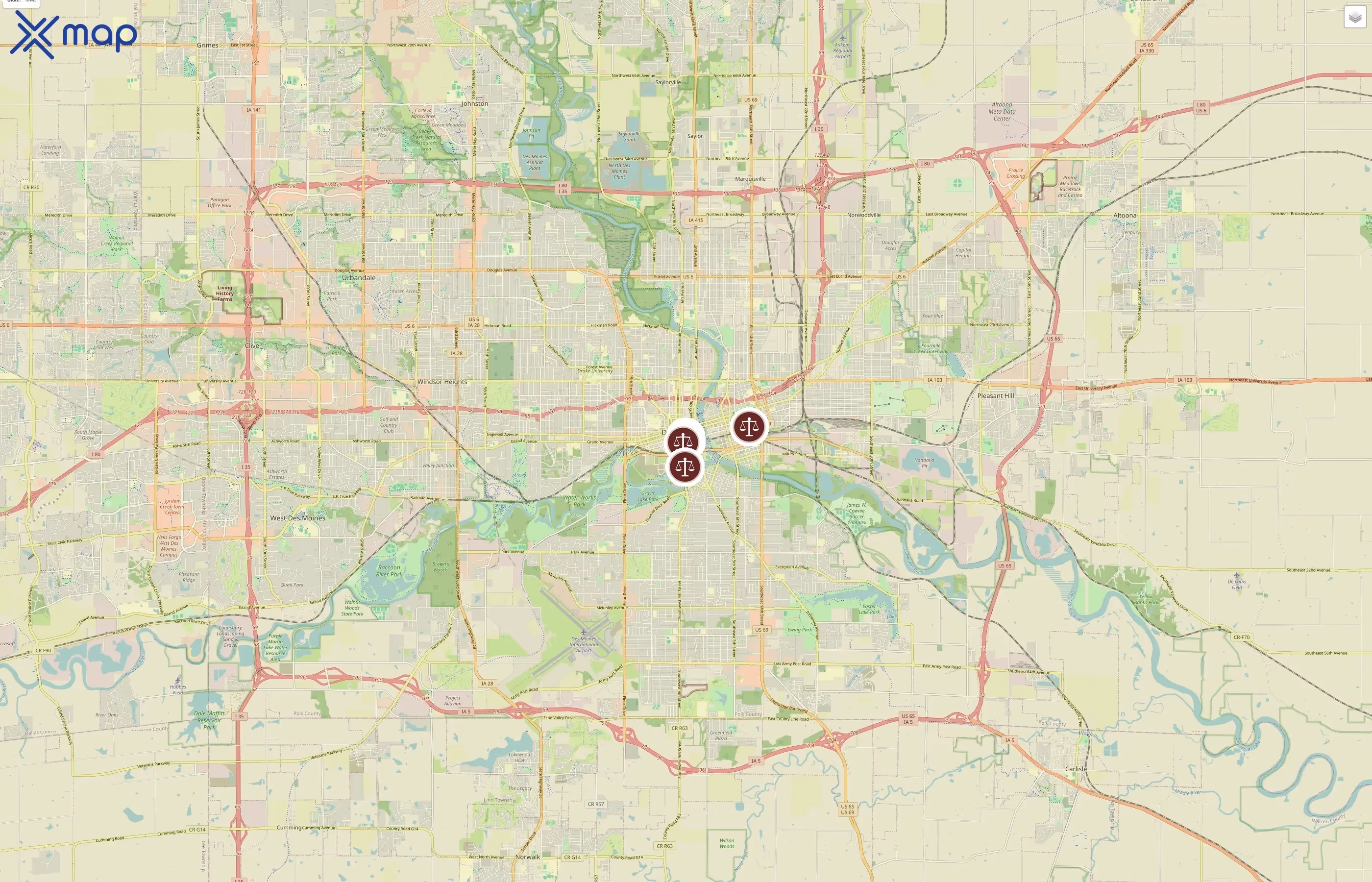 Iowa Judicial Branch traffic data
