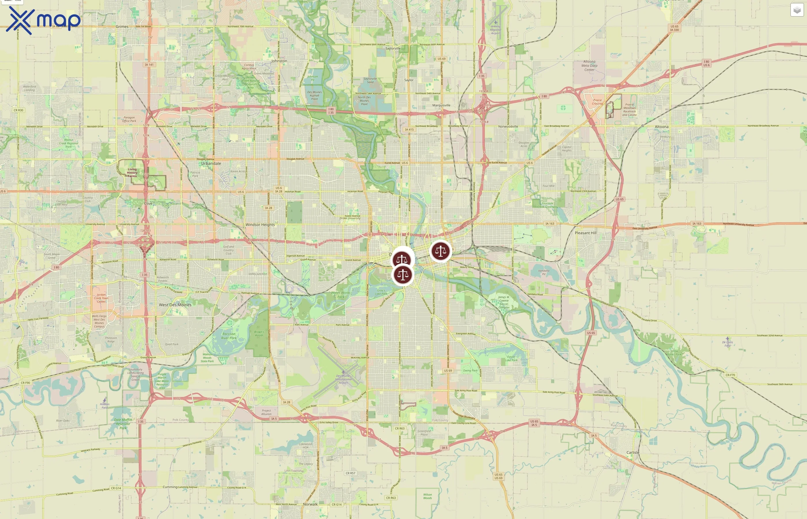 Iowa Judicial Branch traffic data