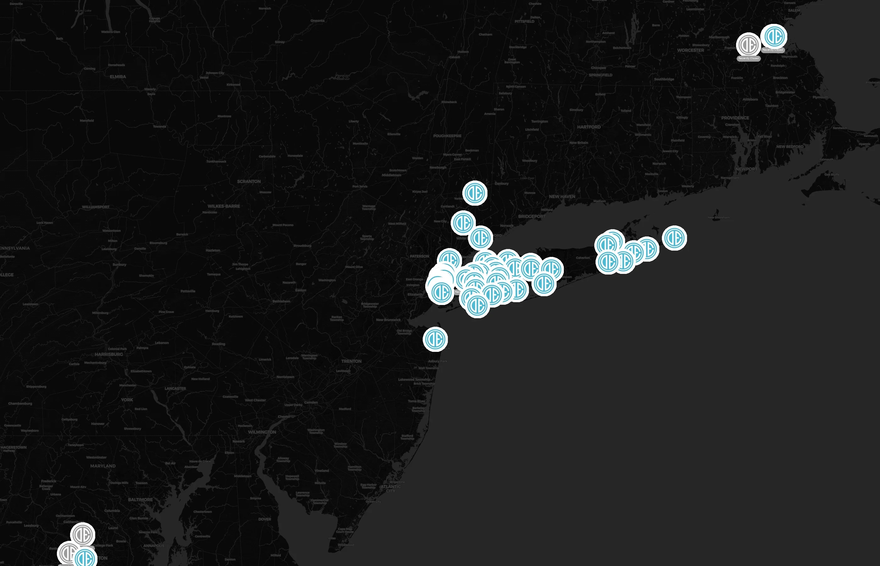 Douglas Elliman city distribution
