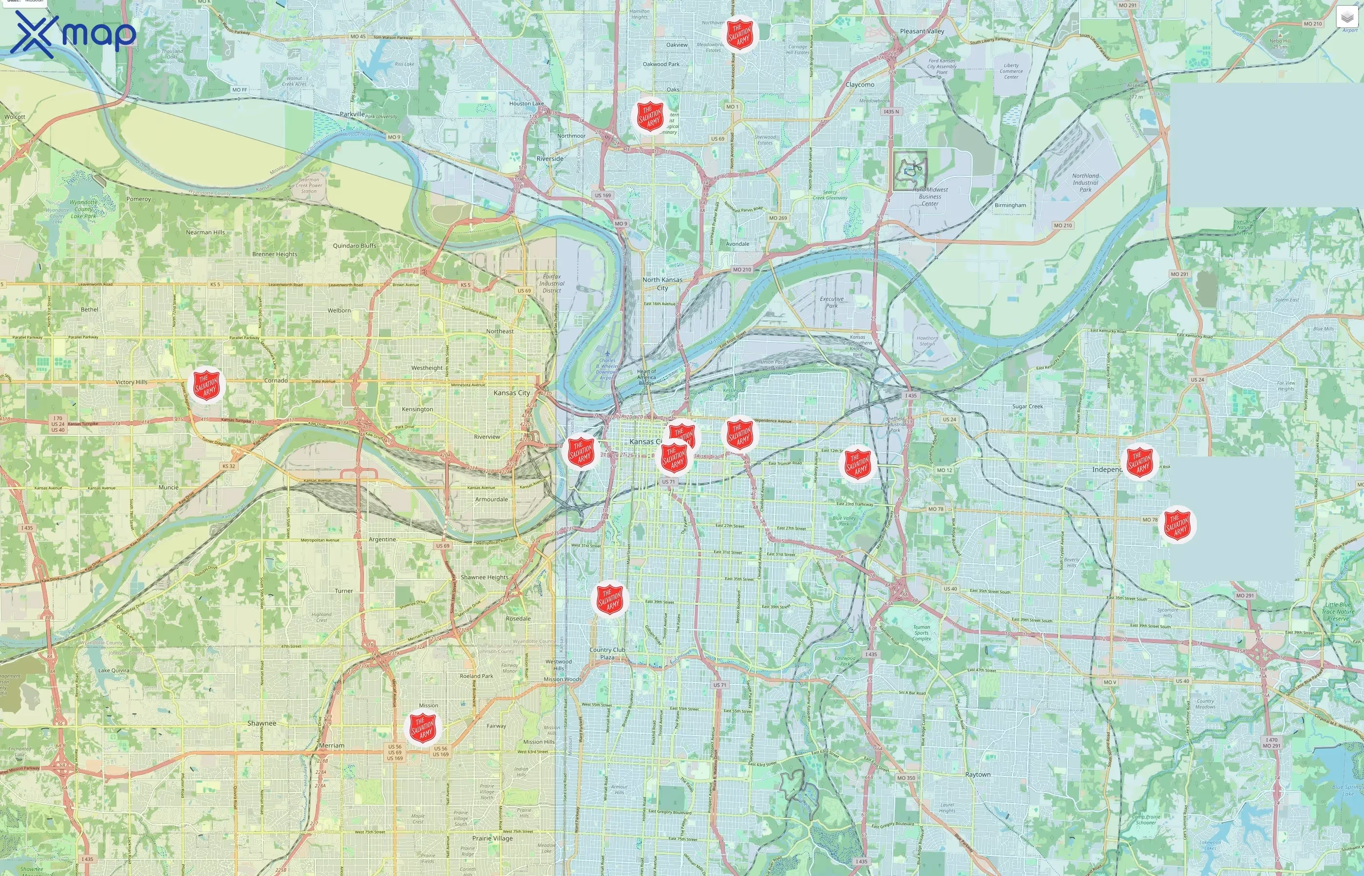 The Salvation Army traffic data