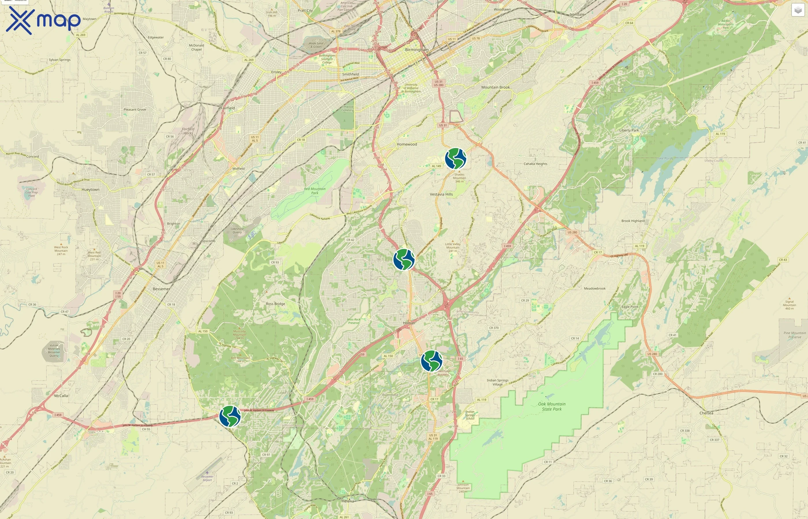 Globe Life Liberty National Division traffic data