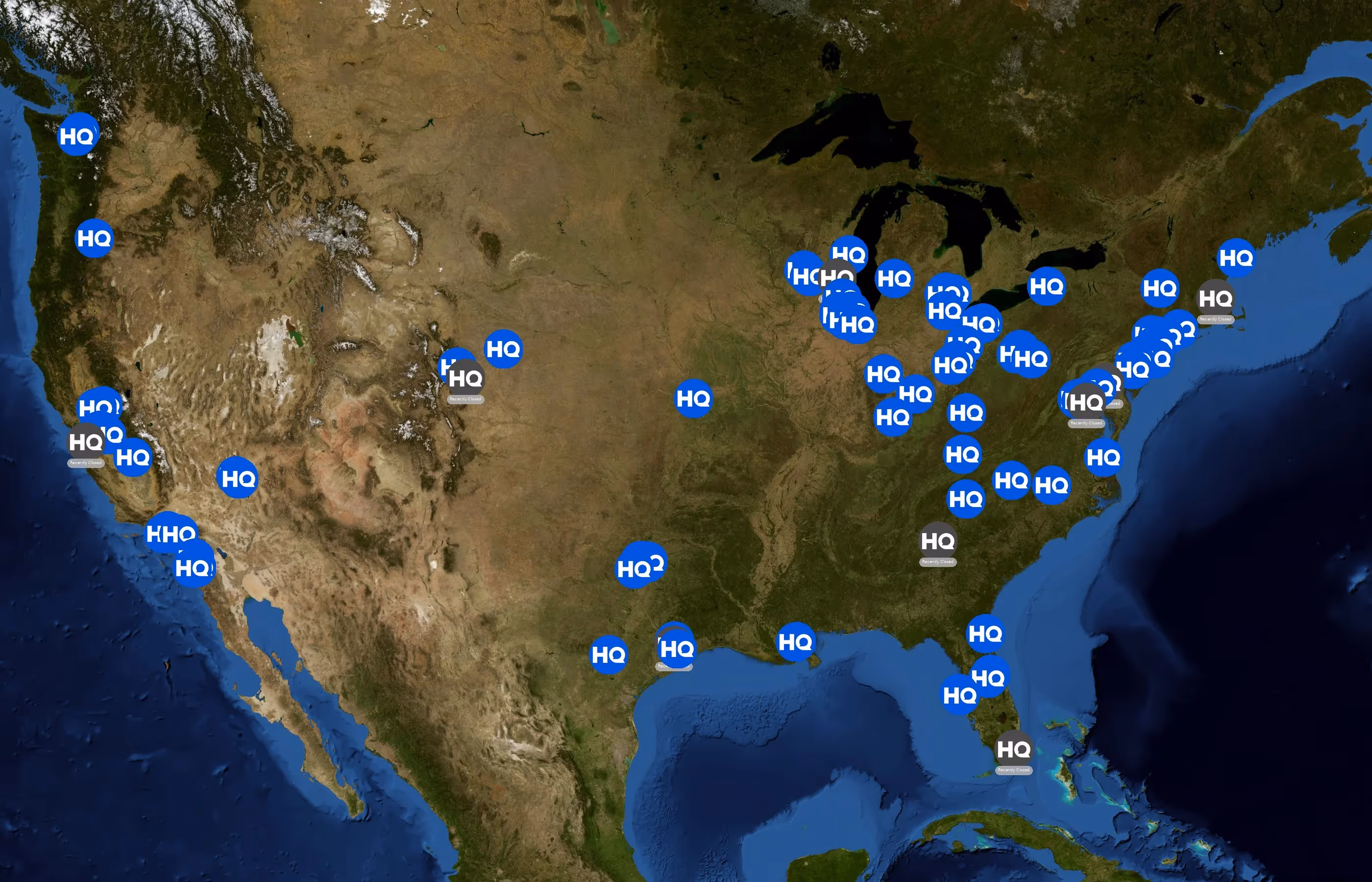 HQ state distribution