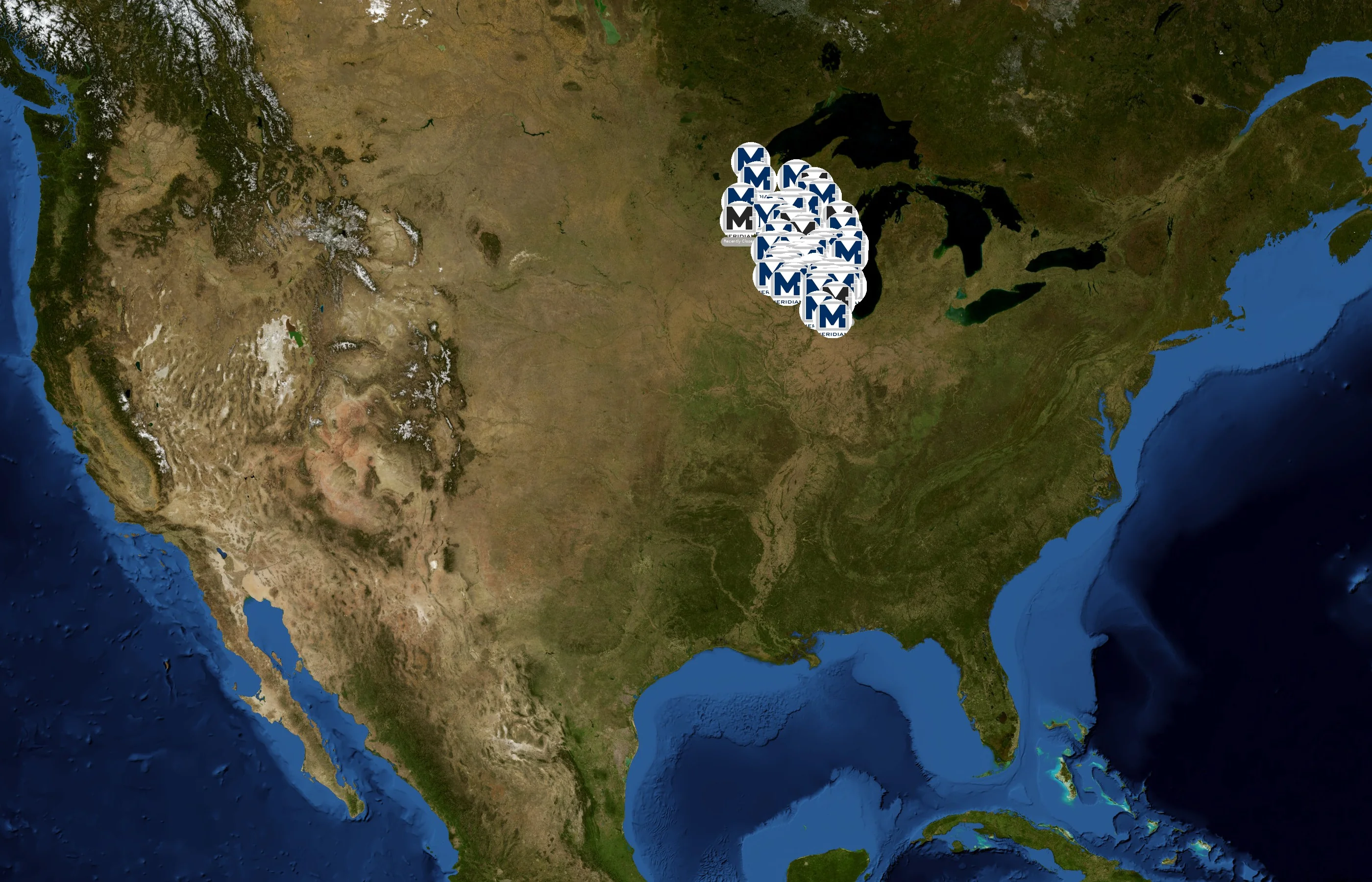 Meridian Group Inc state distribution