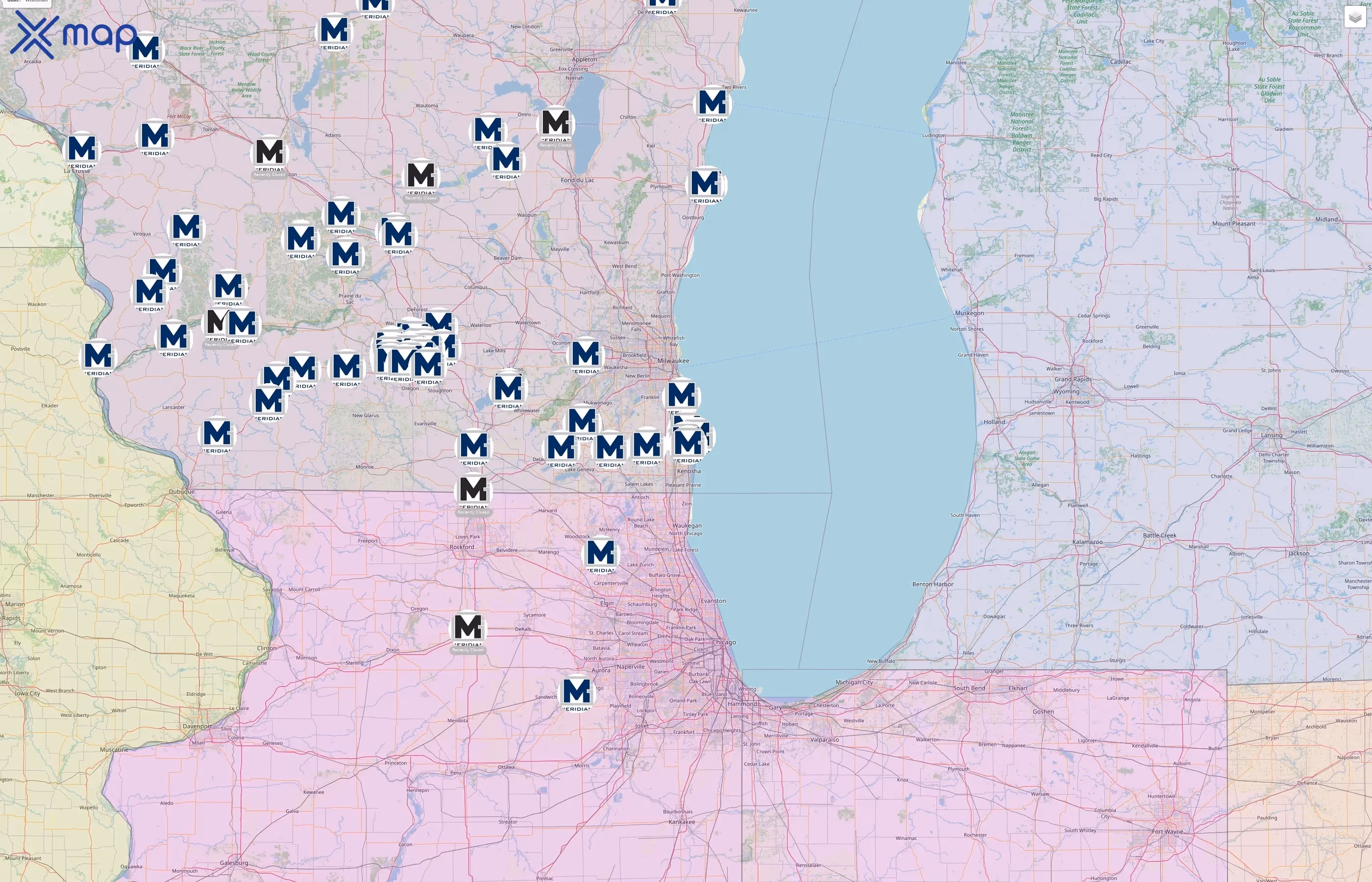 Meridian Group Inc street hotspots