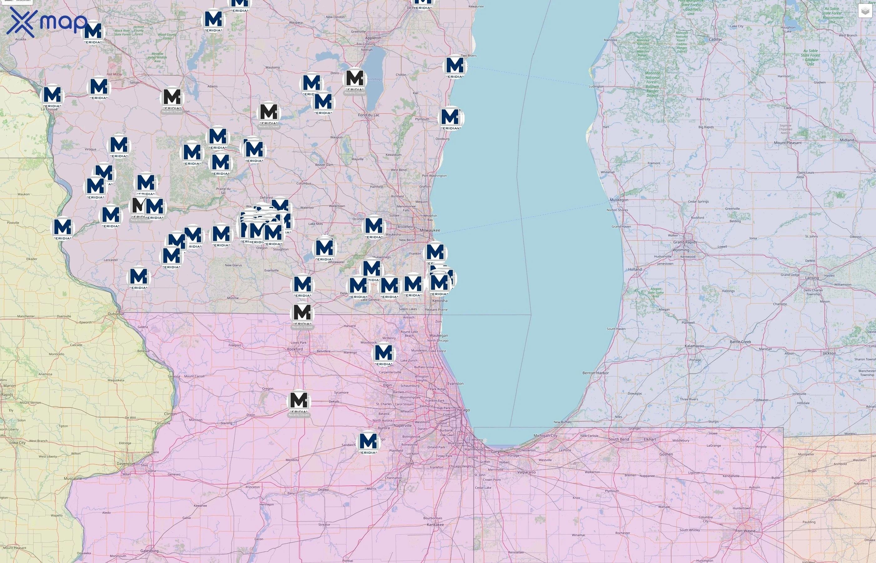 Meridian Group Inc street hotspots