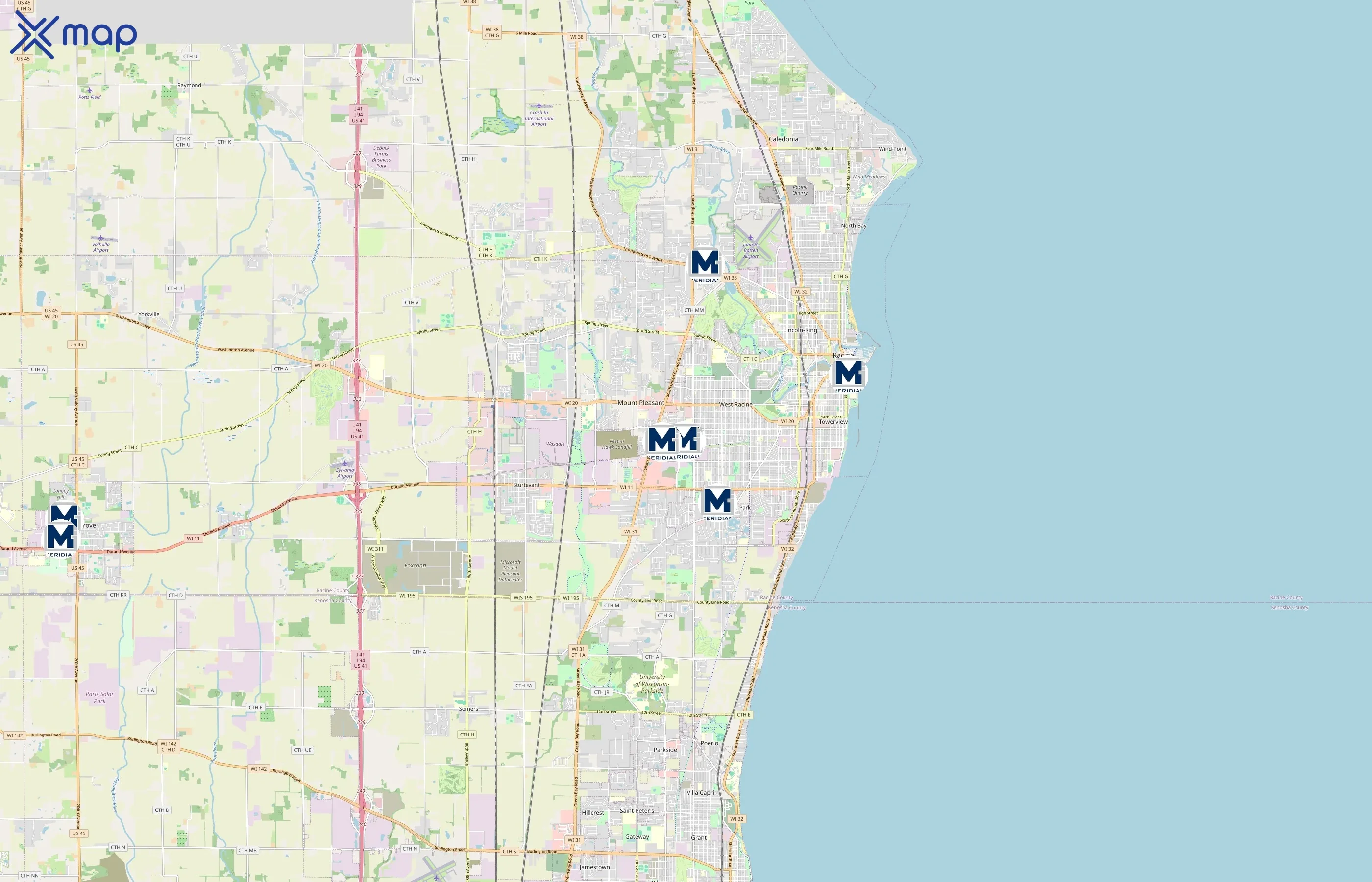 Meridian Group Inc area coverage