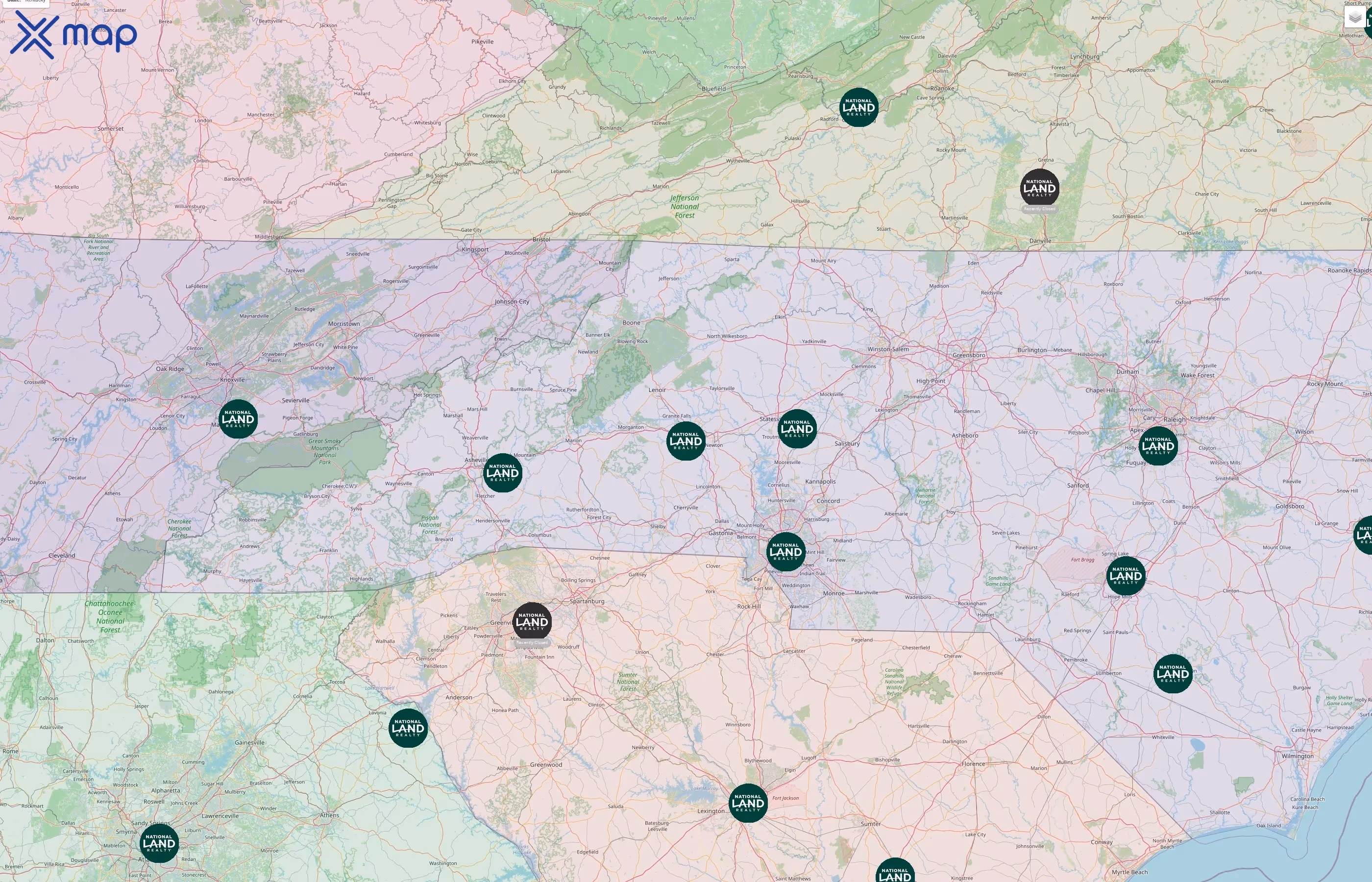 National Land Realty street hotspots