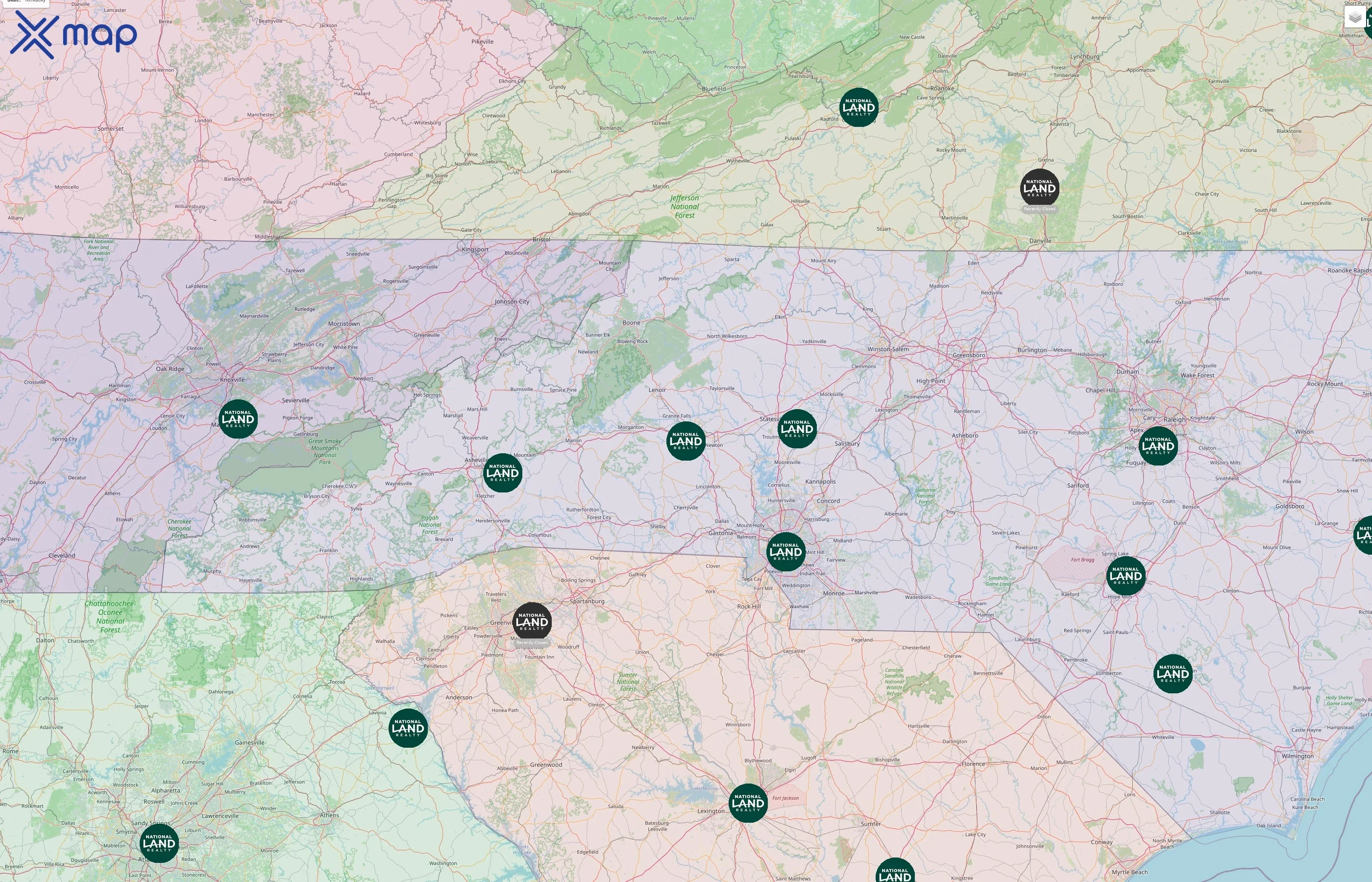 National Land Realty street hotspots