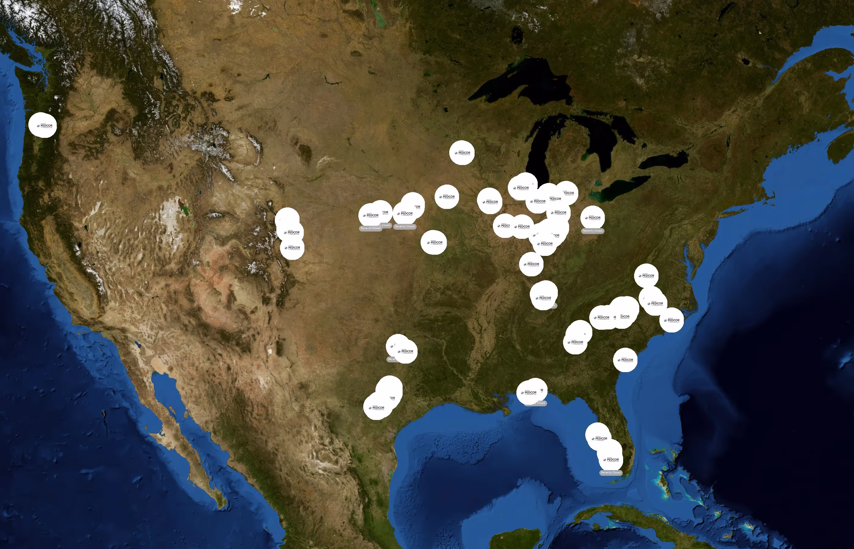Pedcor state distribution