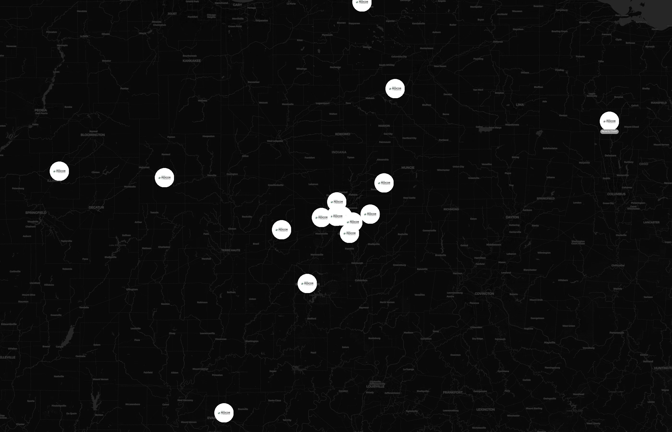 Pedcor city distribution