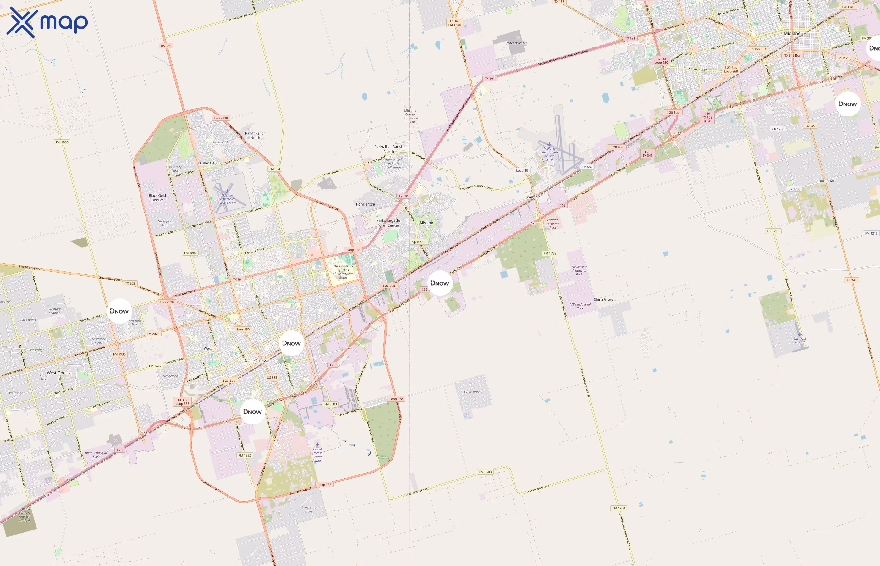 DistributionNOW area coverage