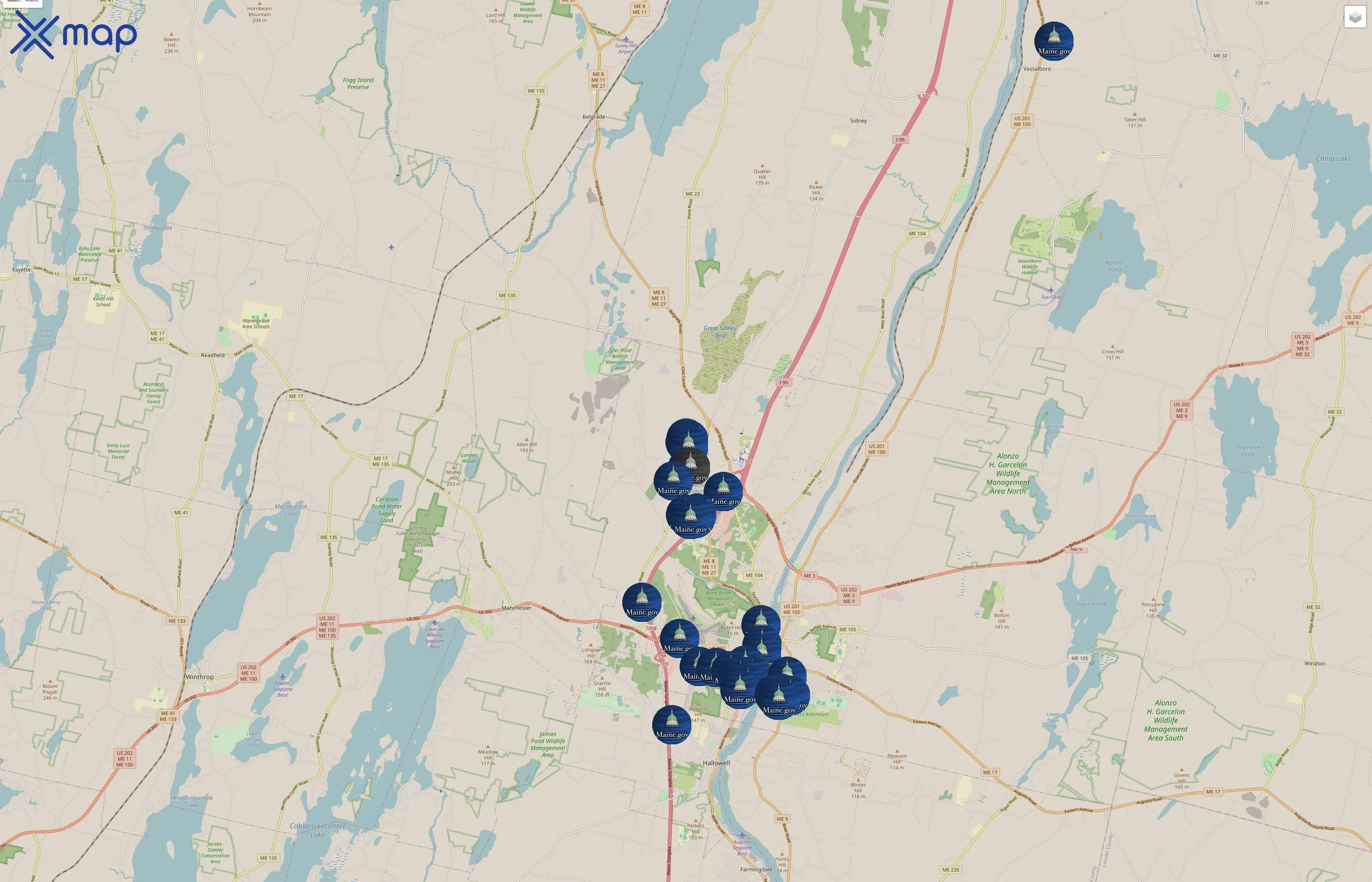State of Maine traffic data
