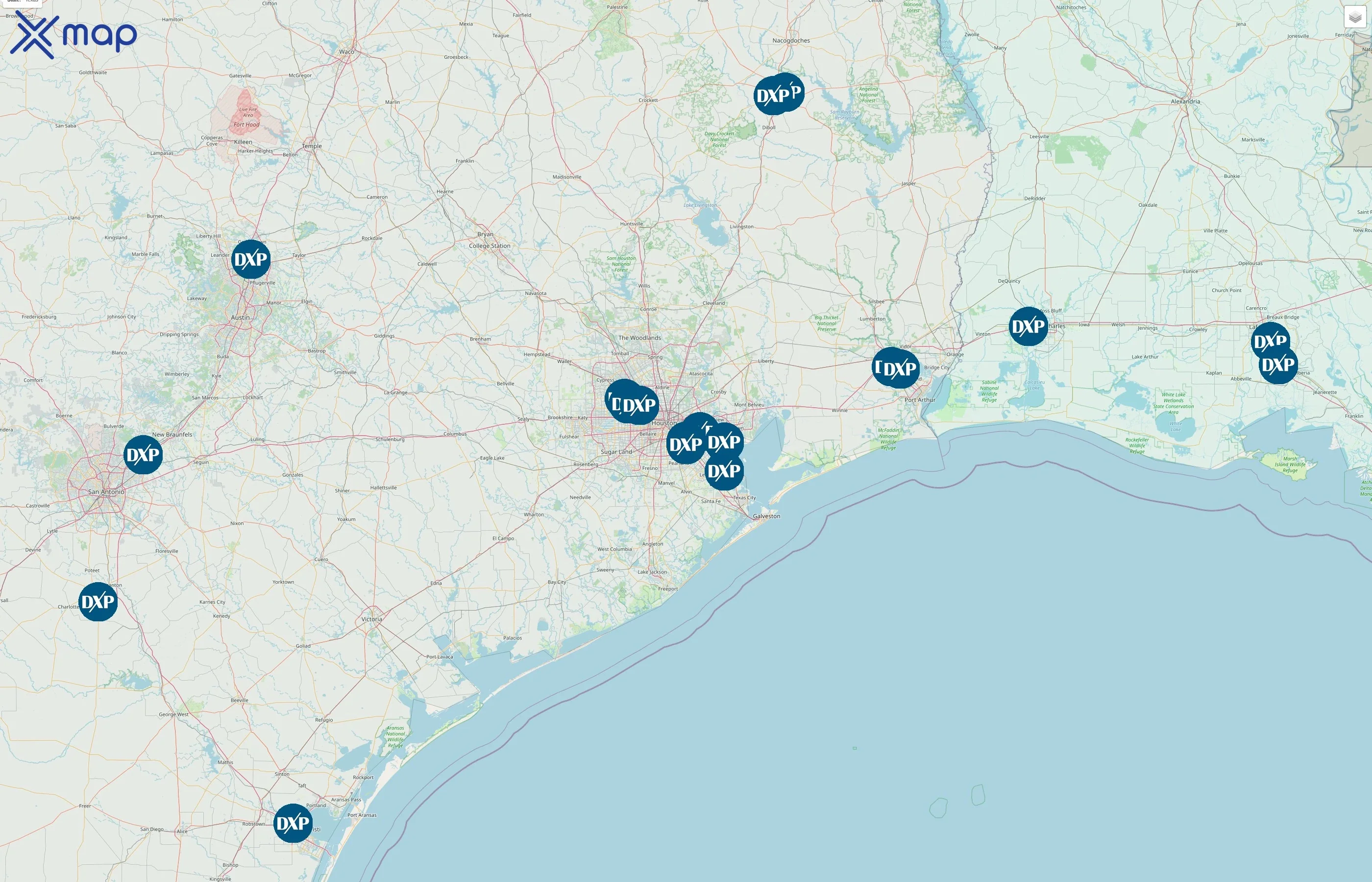 DXP Enterprises street hotspots