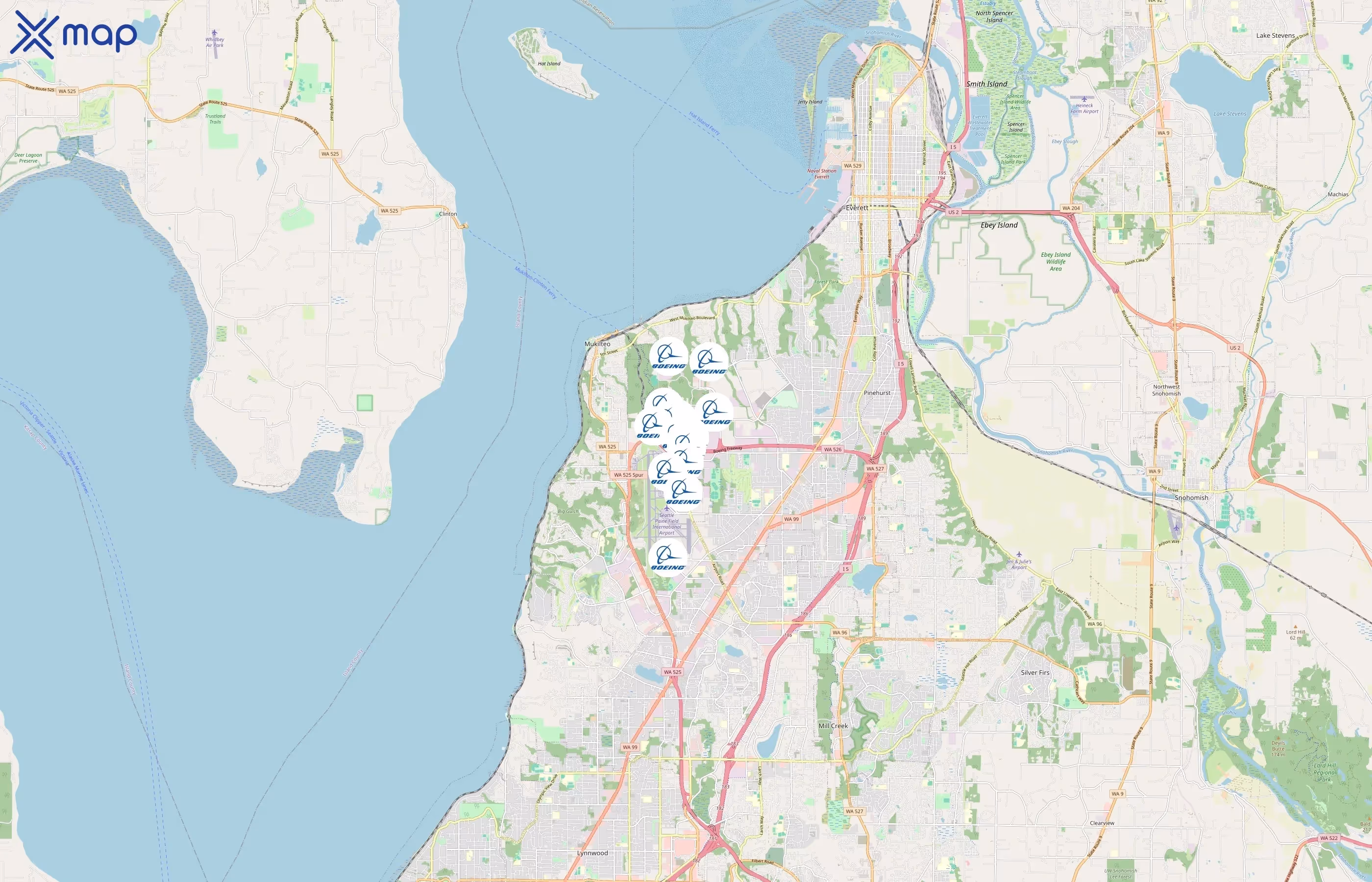The Boeing Company area coverage