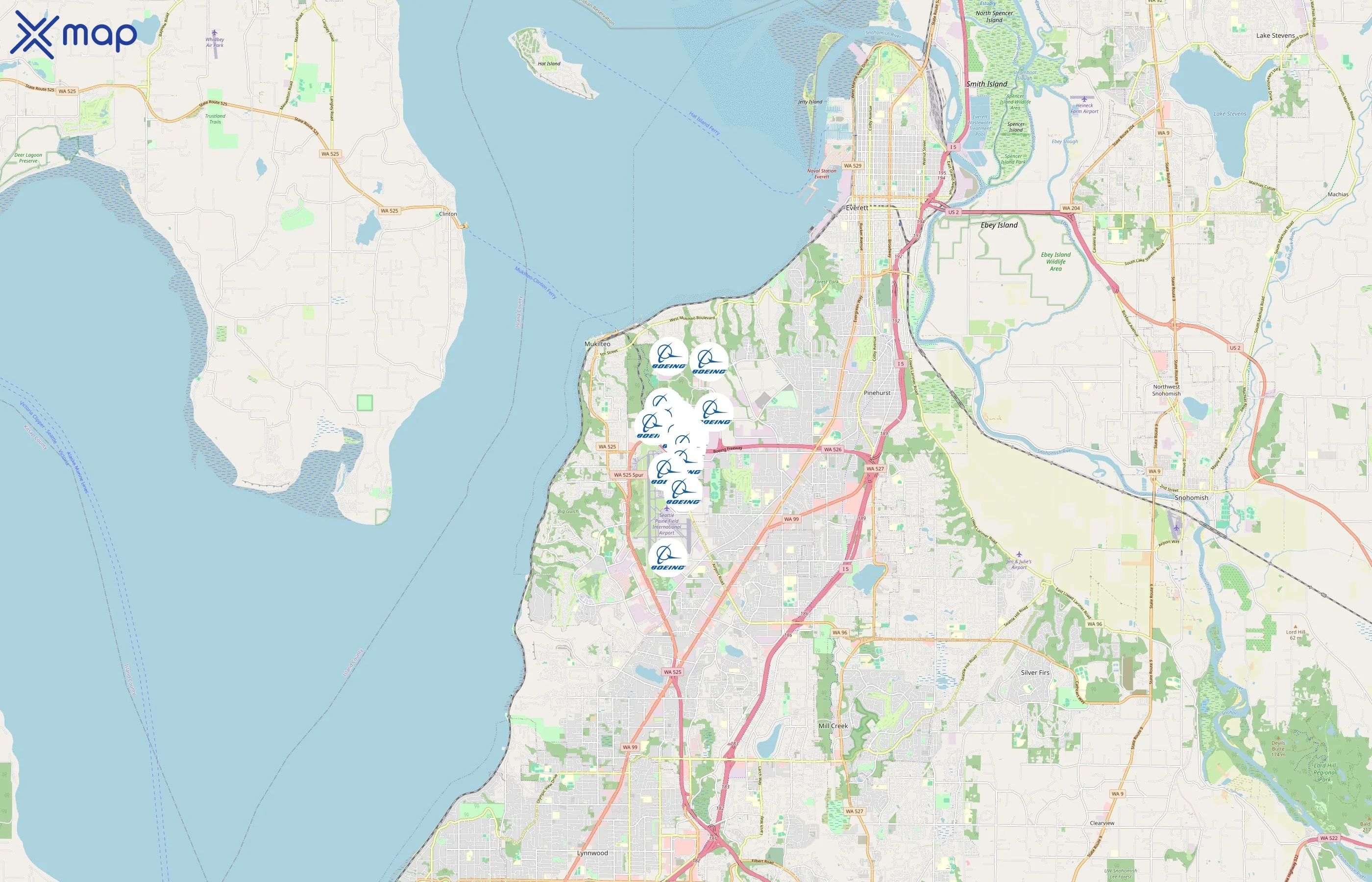 The Boeing Company area coverage