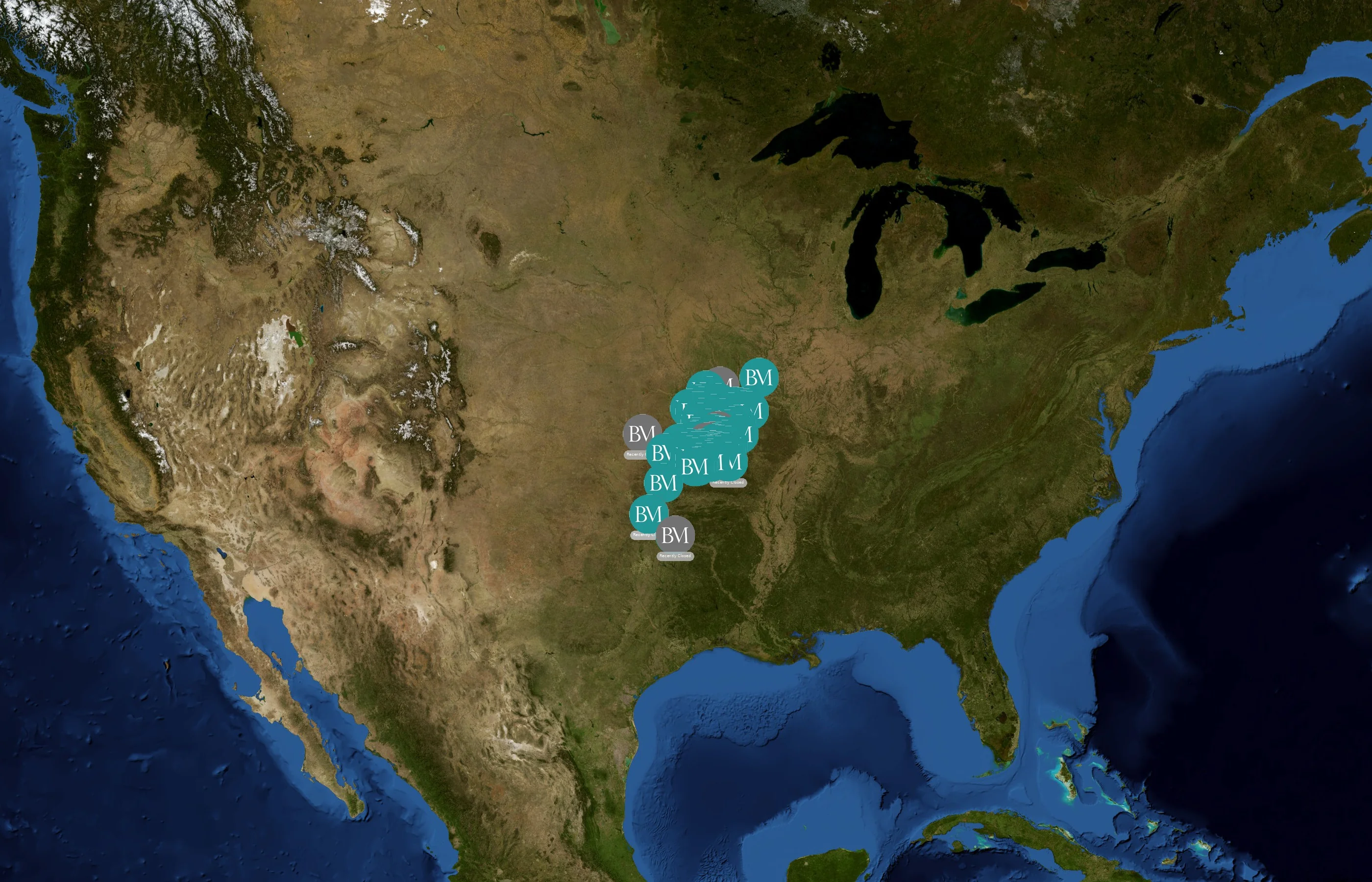 Bell Management, Inc. state distribution