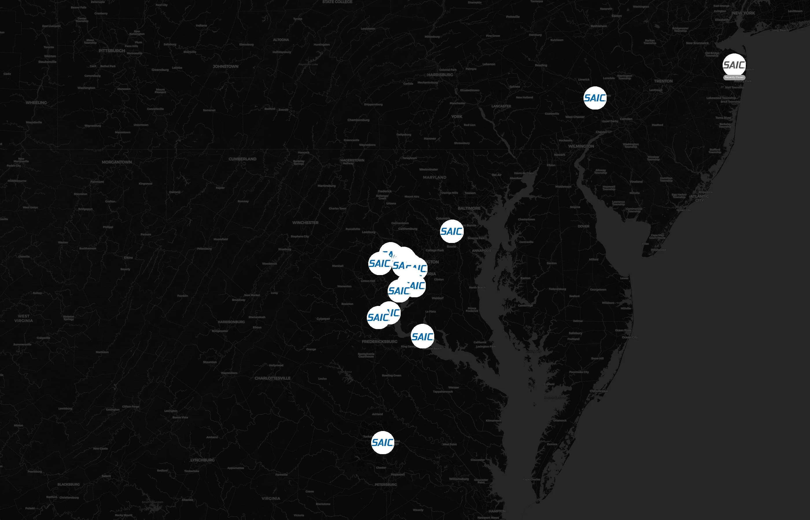 SAIC city distribution