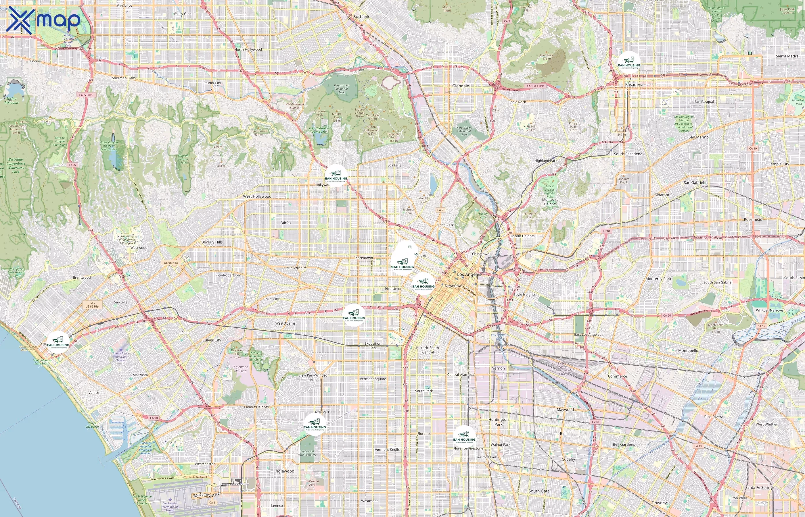 EAH Housing area coverage