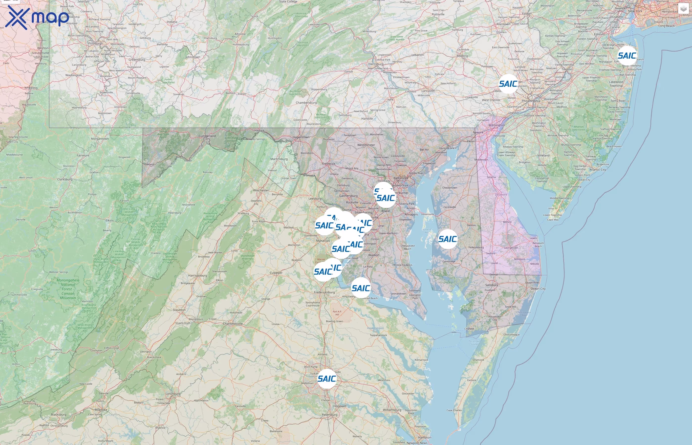 SAIC street hotspots