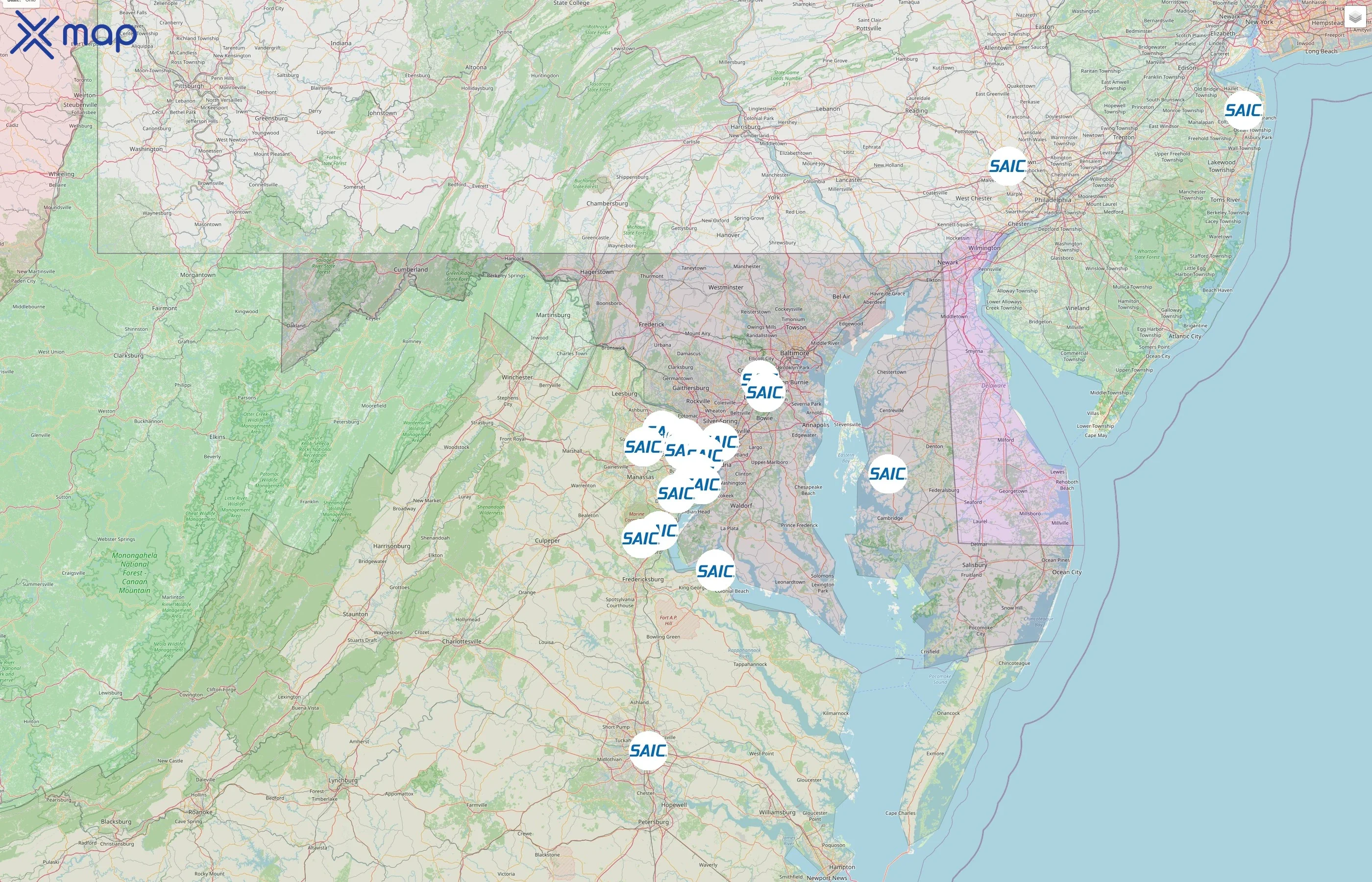 SAIC street hotspots