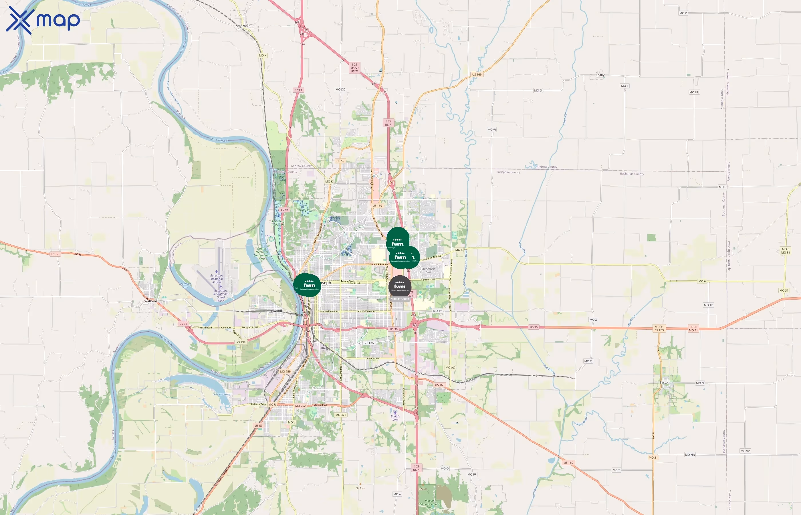 Fairway Management area coverage