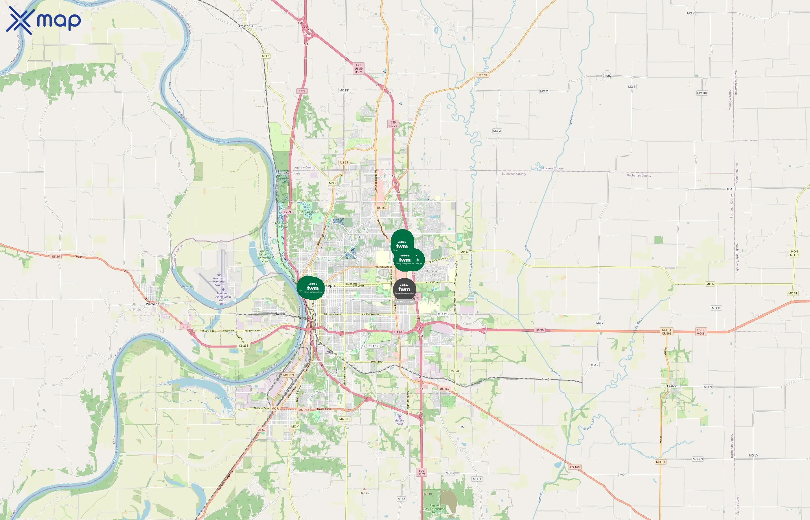 Fairway Management area coverage