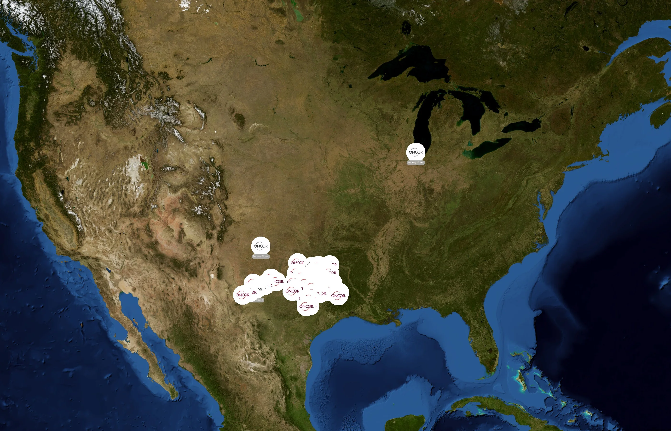Oncor Electric Delivery state distribution