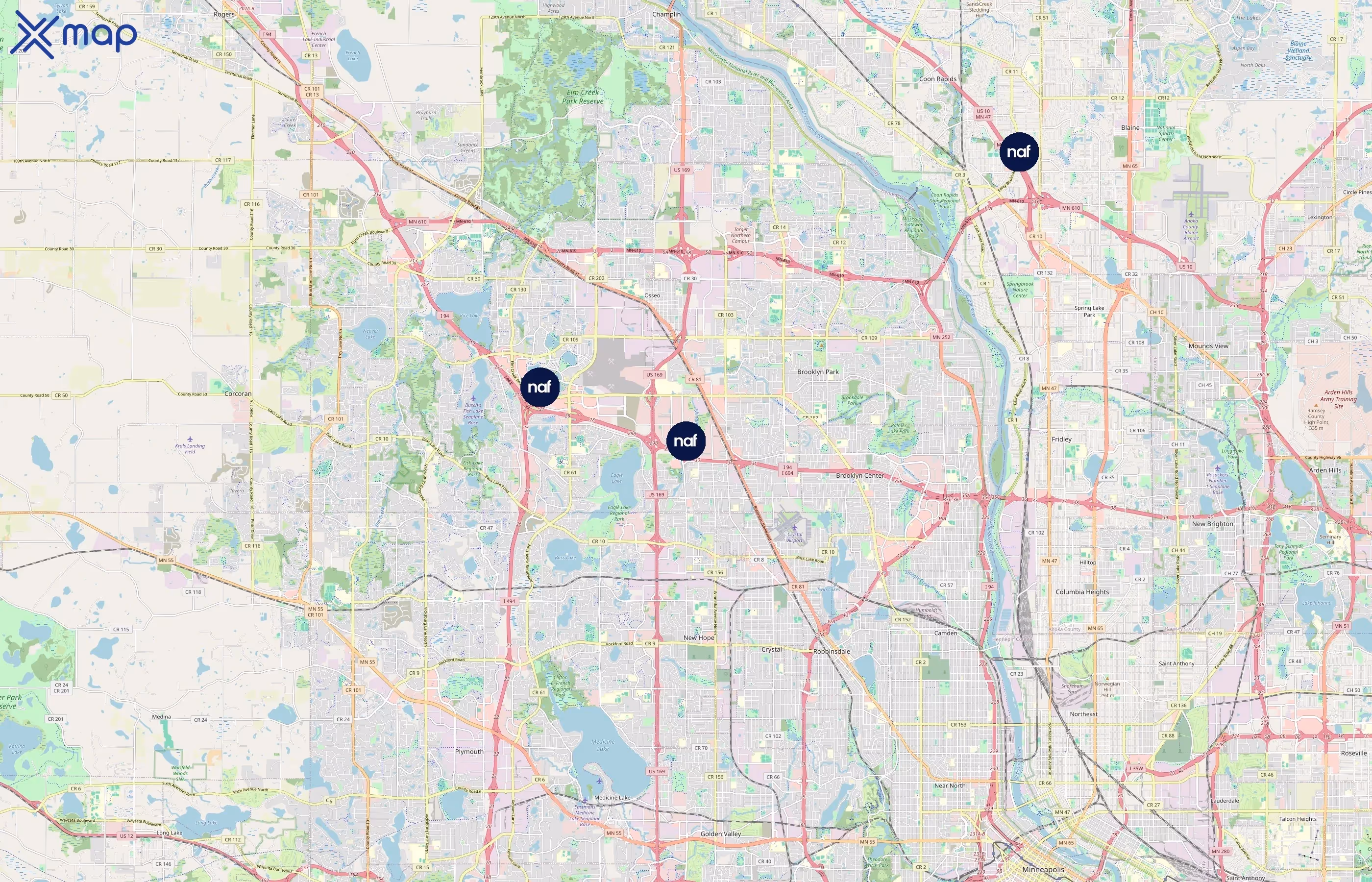 New American Funding area coverage