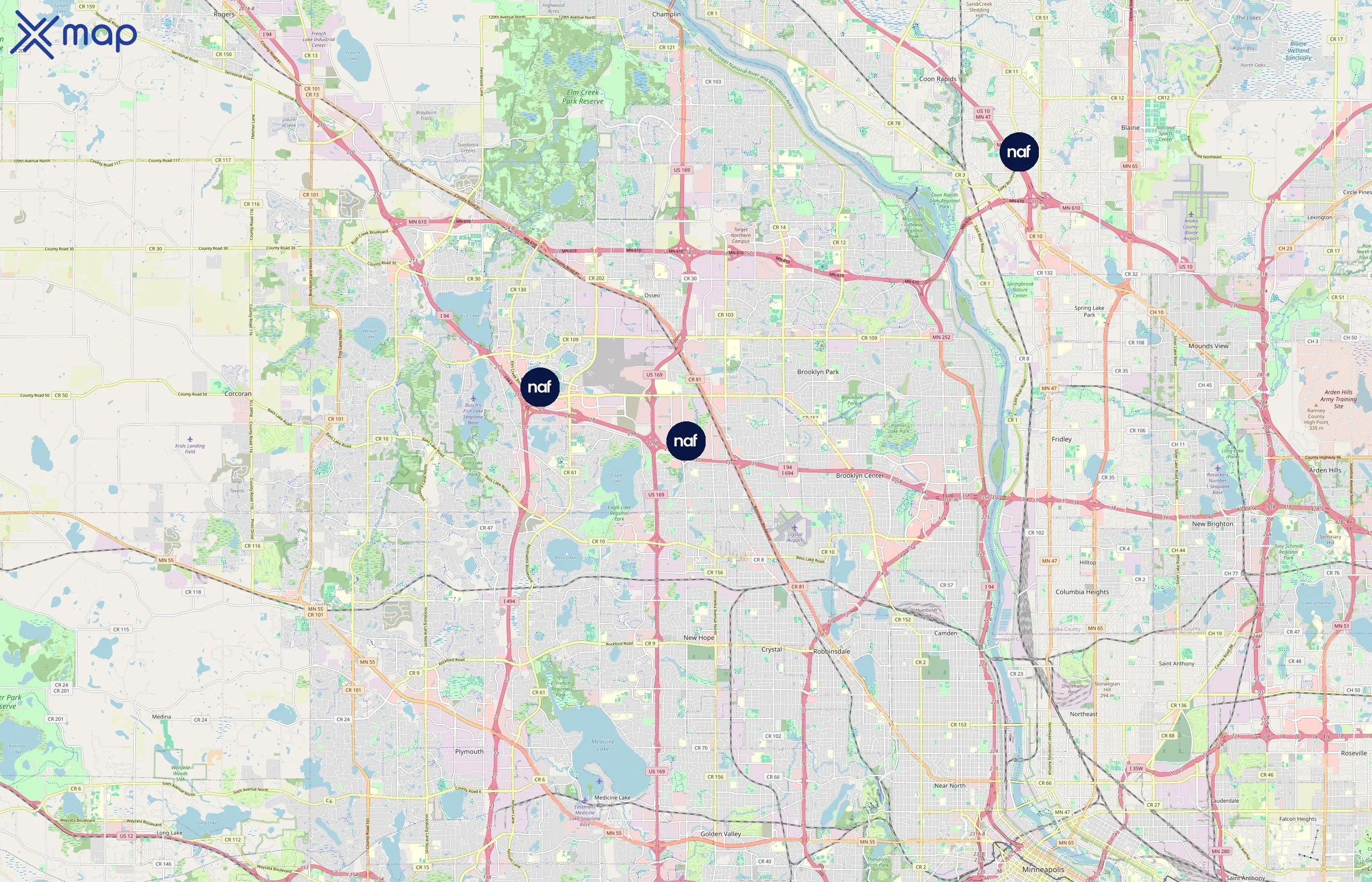New American Funding area coverage