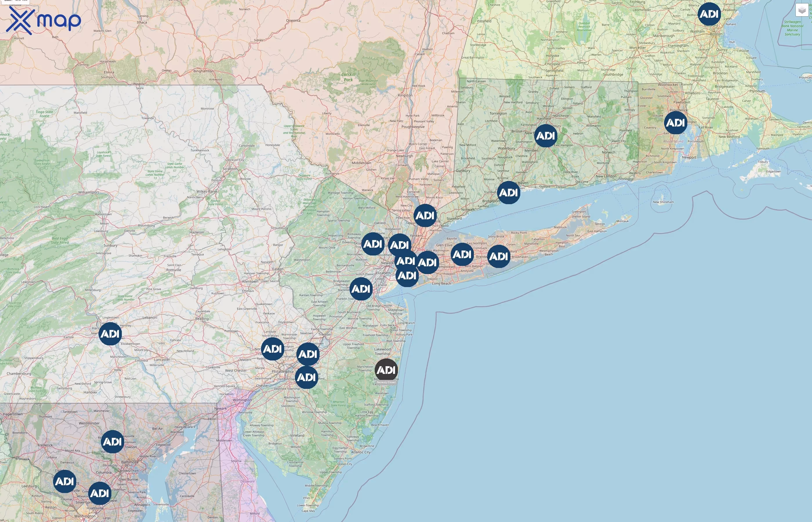 ADI Global Distribution street hotspots