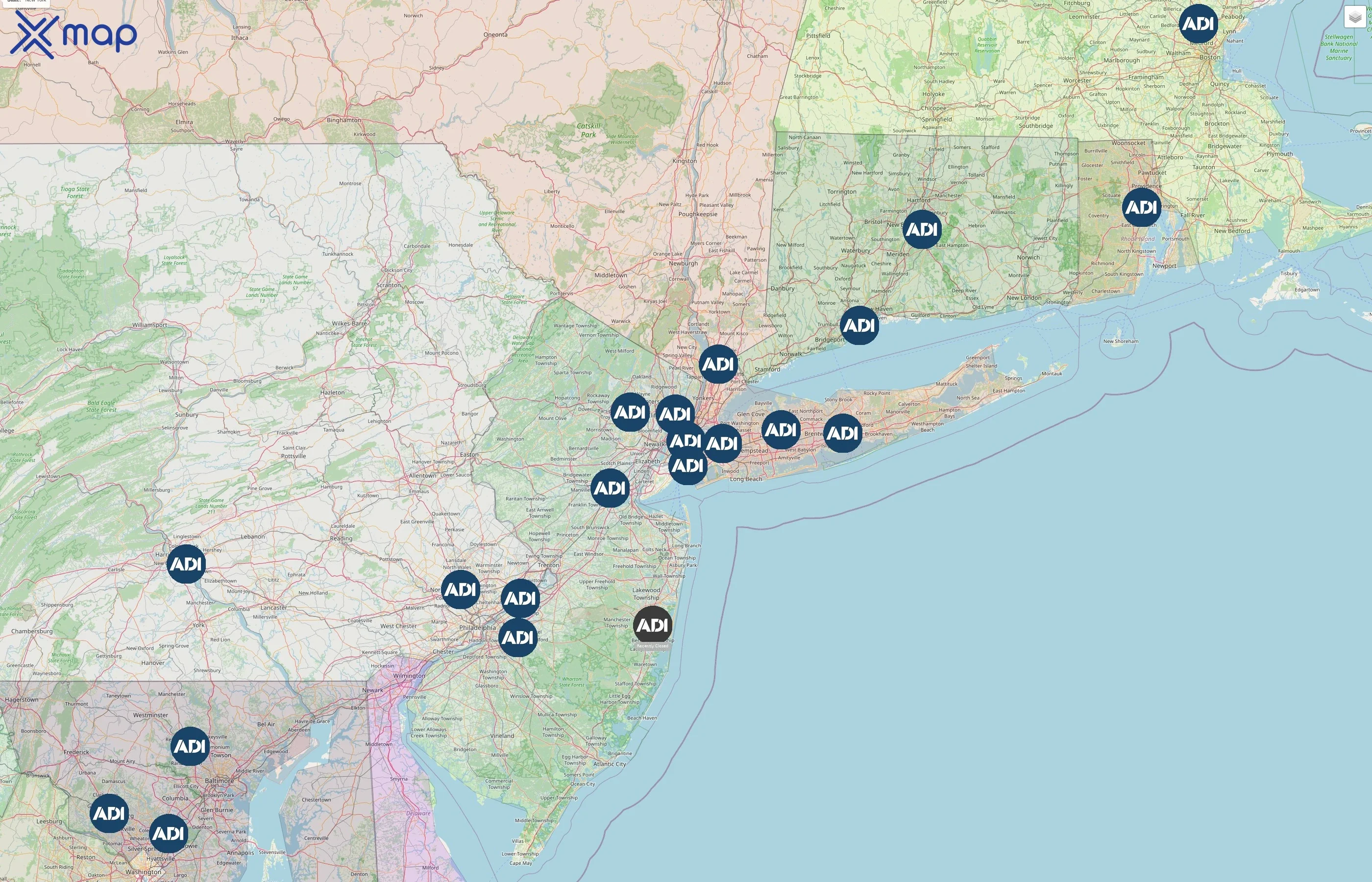 ADI Global Distribution street hotspots