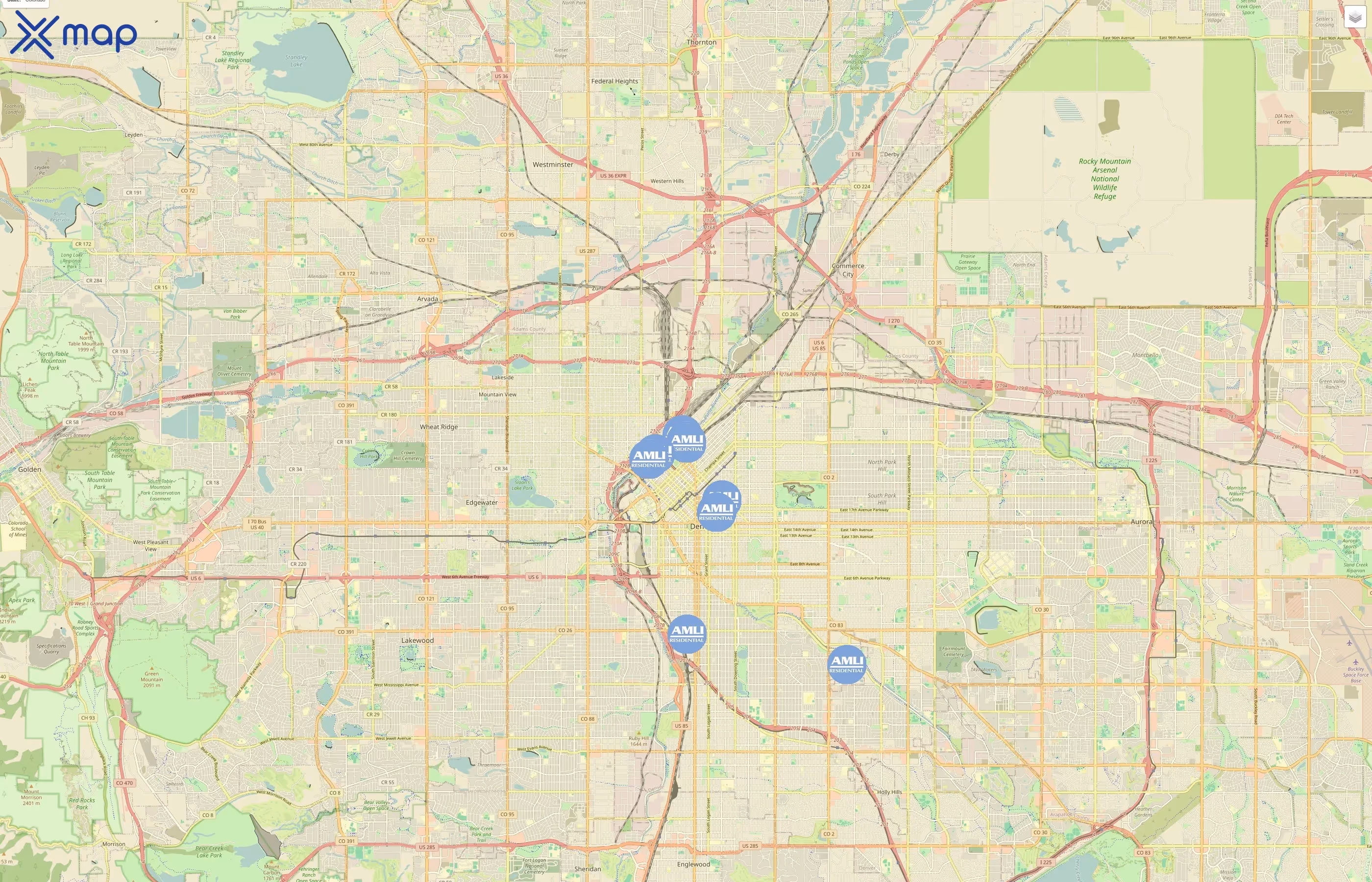 AMLI Residential traffic data