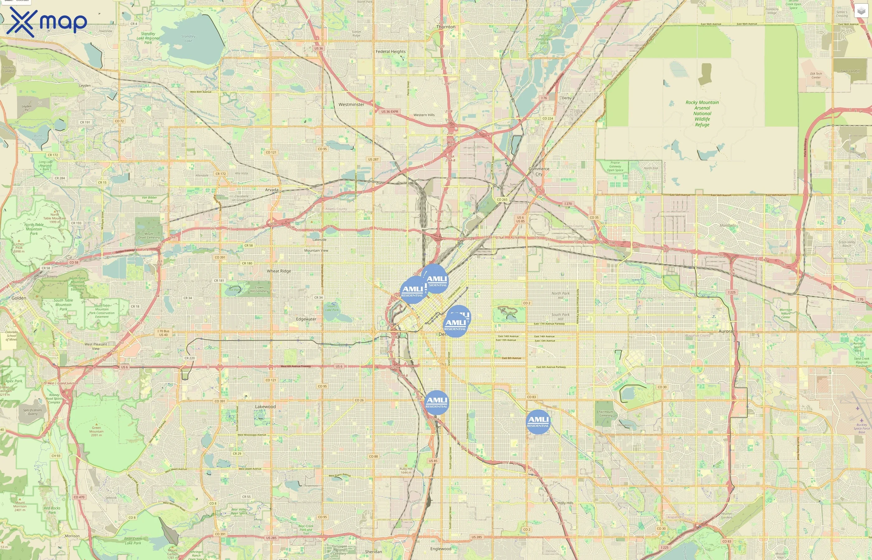 AMLI Residential traffic data
