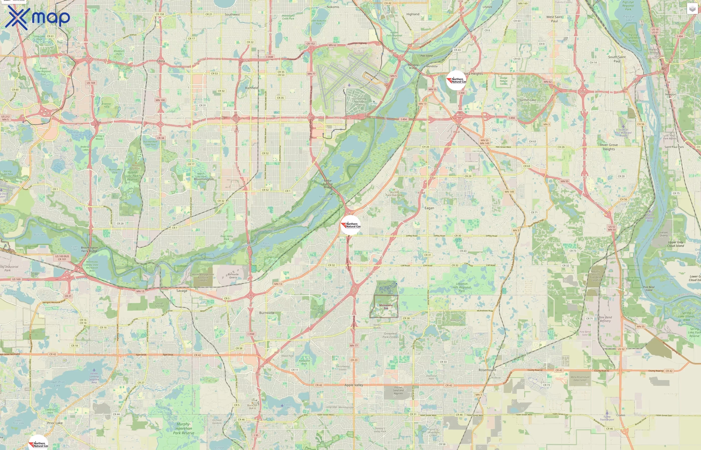 Northern Natural Gas traffic data