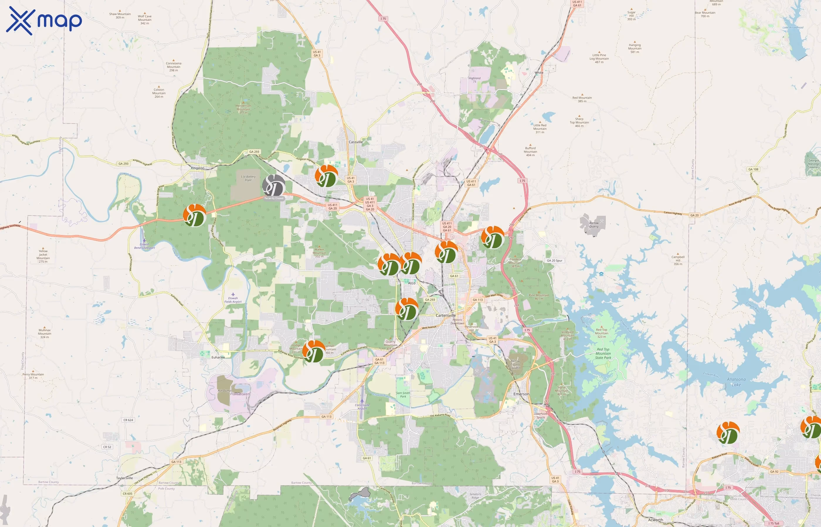 Smith Douglas Homes area coverage