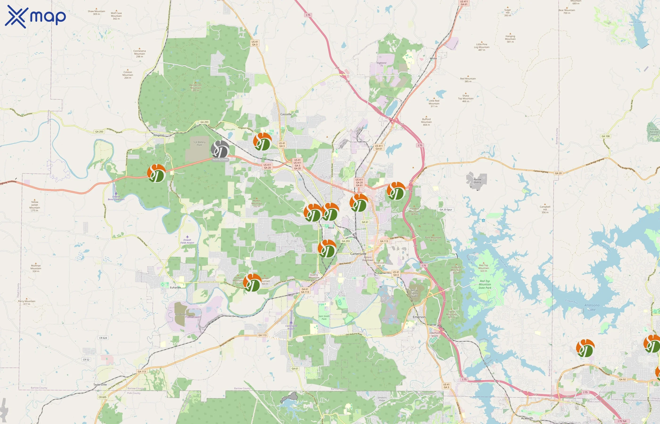 Smith Douglas Homes area coverage